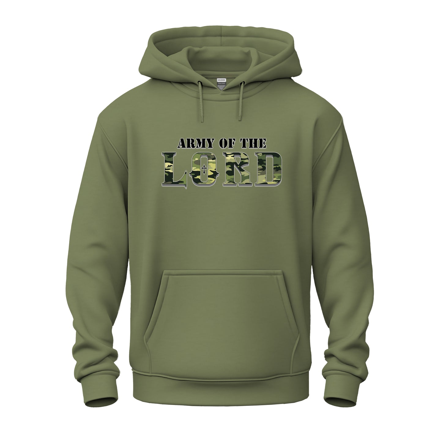 Army Of The Lord Green Camo Unisex Heavy Blend™ Hooded Sweatshirt