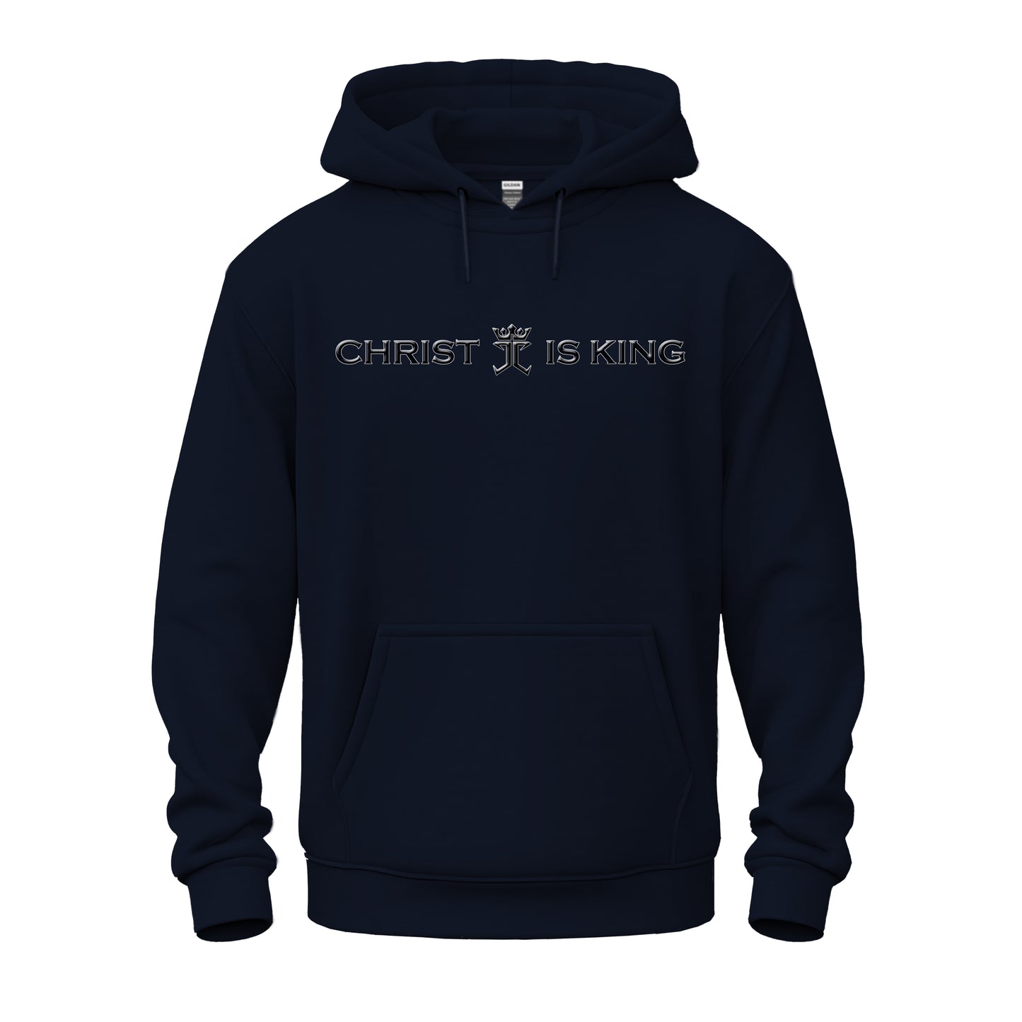 Christ is King featuring the Jesus Christ is King logo Unisex Heavy Blend™ Hooded Sweatshirt