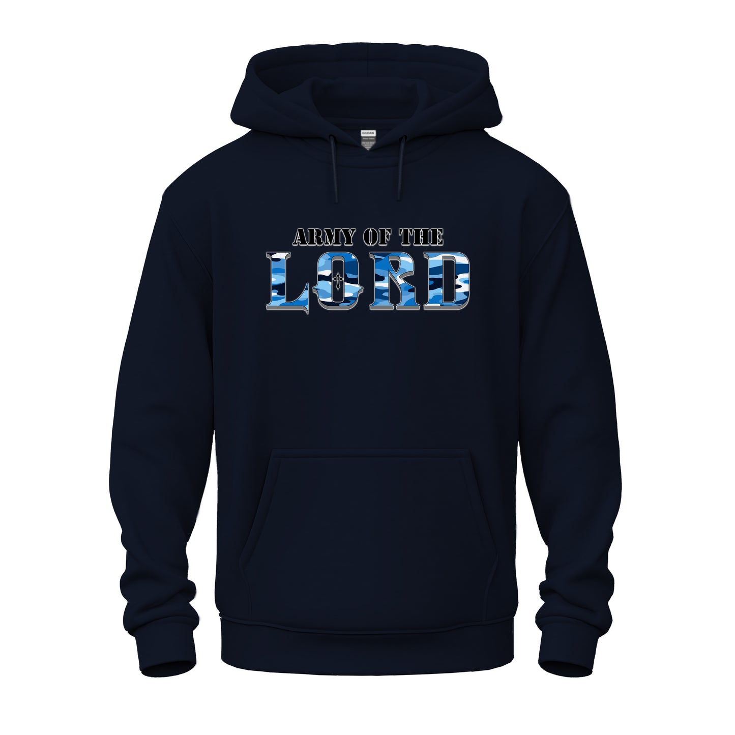Army Of The Lord Blue Camo Unisex Heavy Blend™ Hooded Sweatshirt