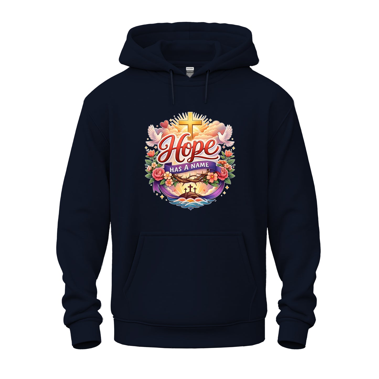 Hope Has A Name Nature Edition Christian Unisex Heavy Blend™ Hooded Sweatshirt