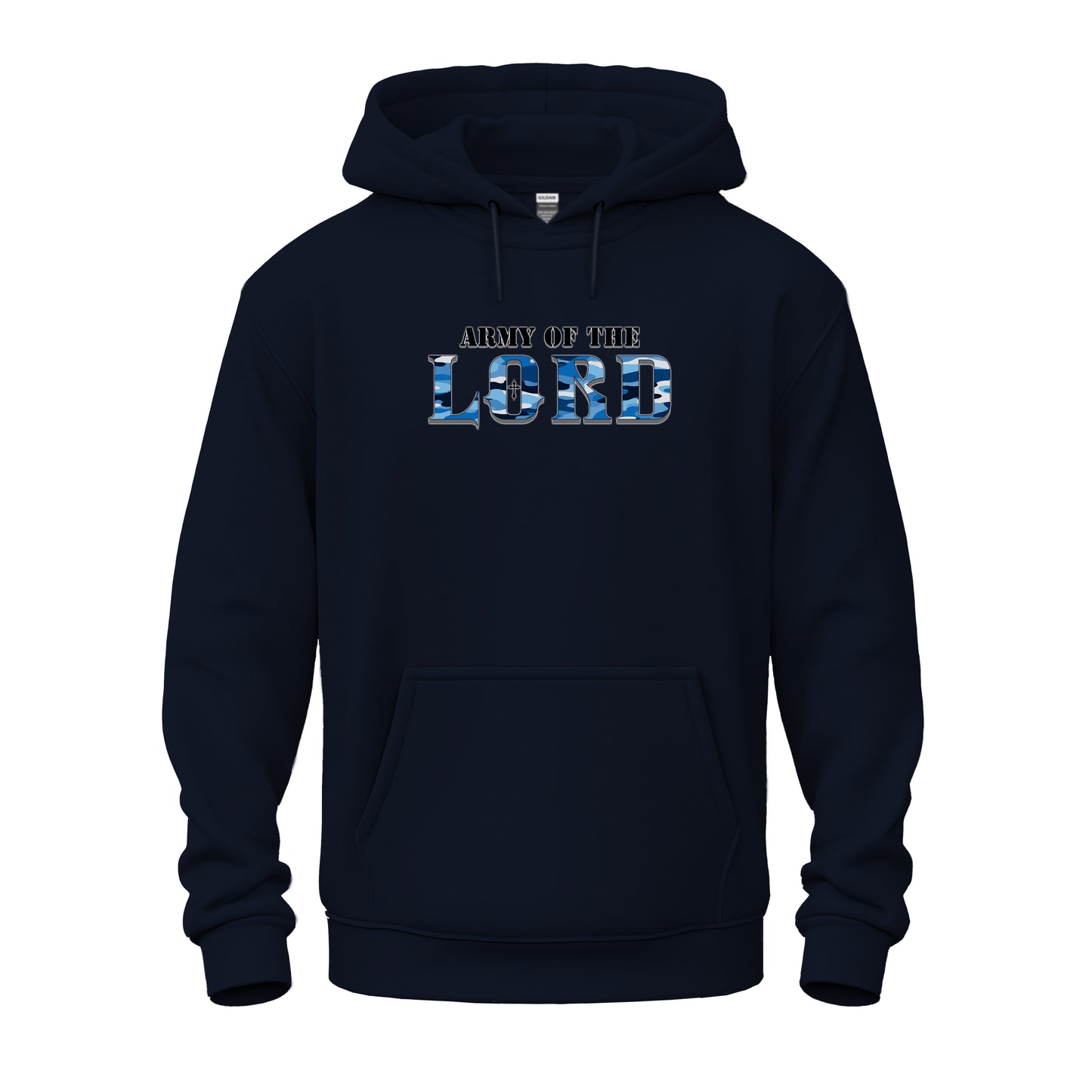Army Of The Lord Blue Camo Unisex Heavy Blend™ Hooded Sweatshirt