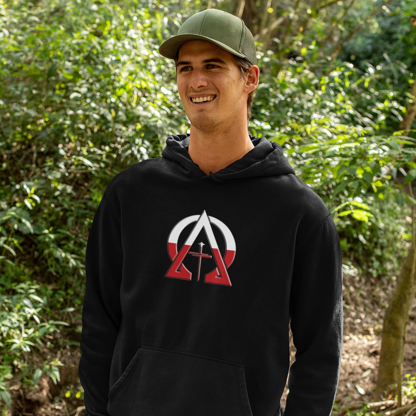 Alpha & Omega Poland  Unisex Heavy Blend™ Hooded Sweatshirt