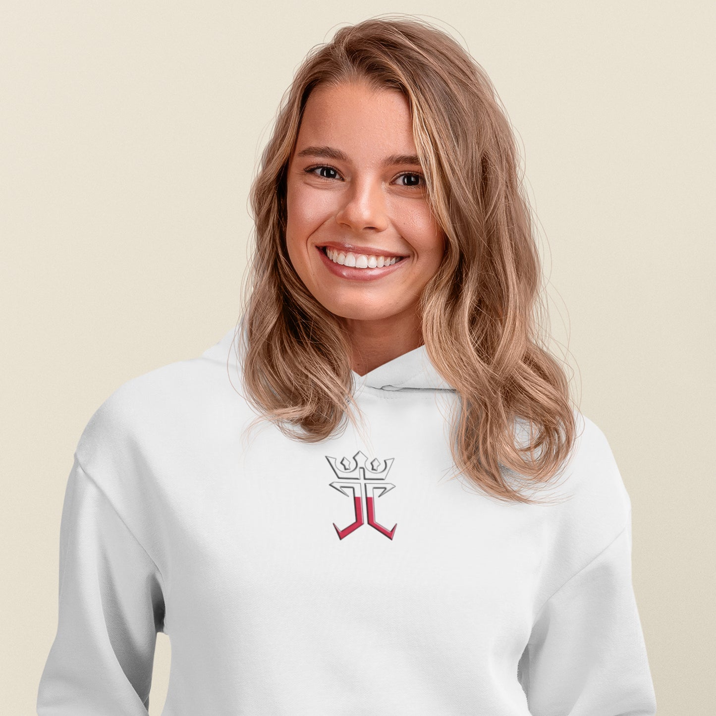 Jesus Christ Is King In Poland Unisex Heavy Blend™ Hooded Sweatshirt