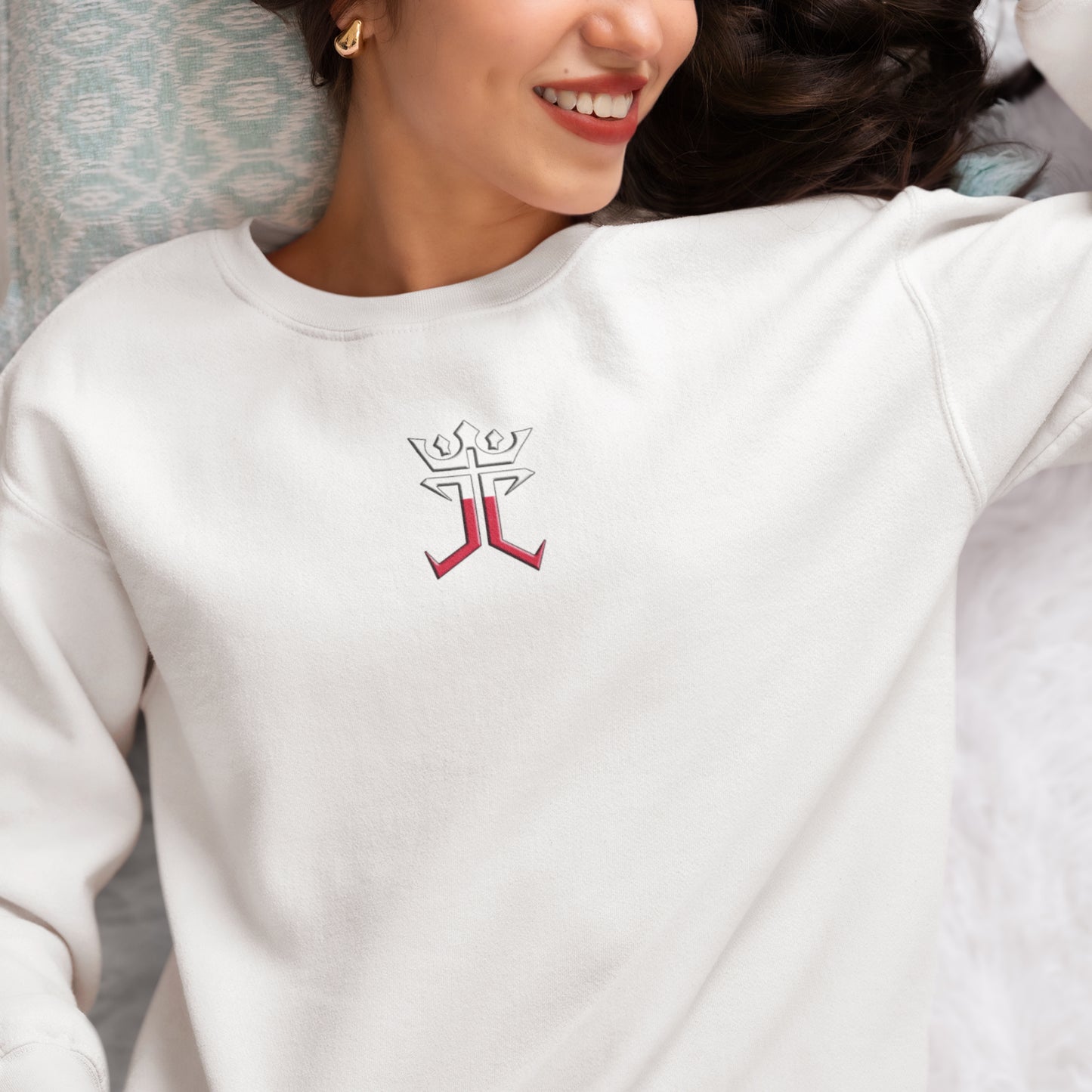 Jesus Christ is King of Poland Unisex Heavy Blend™ Crewneck Sweatshirt