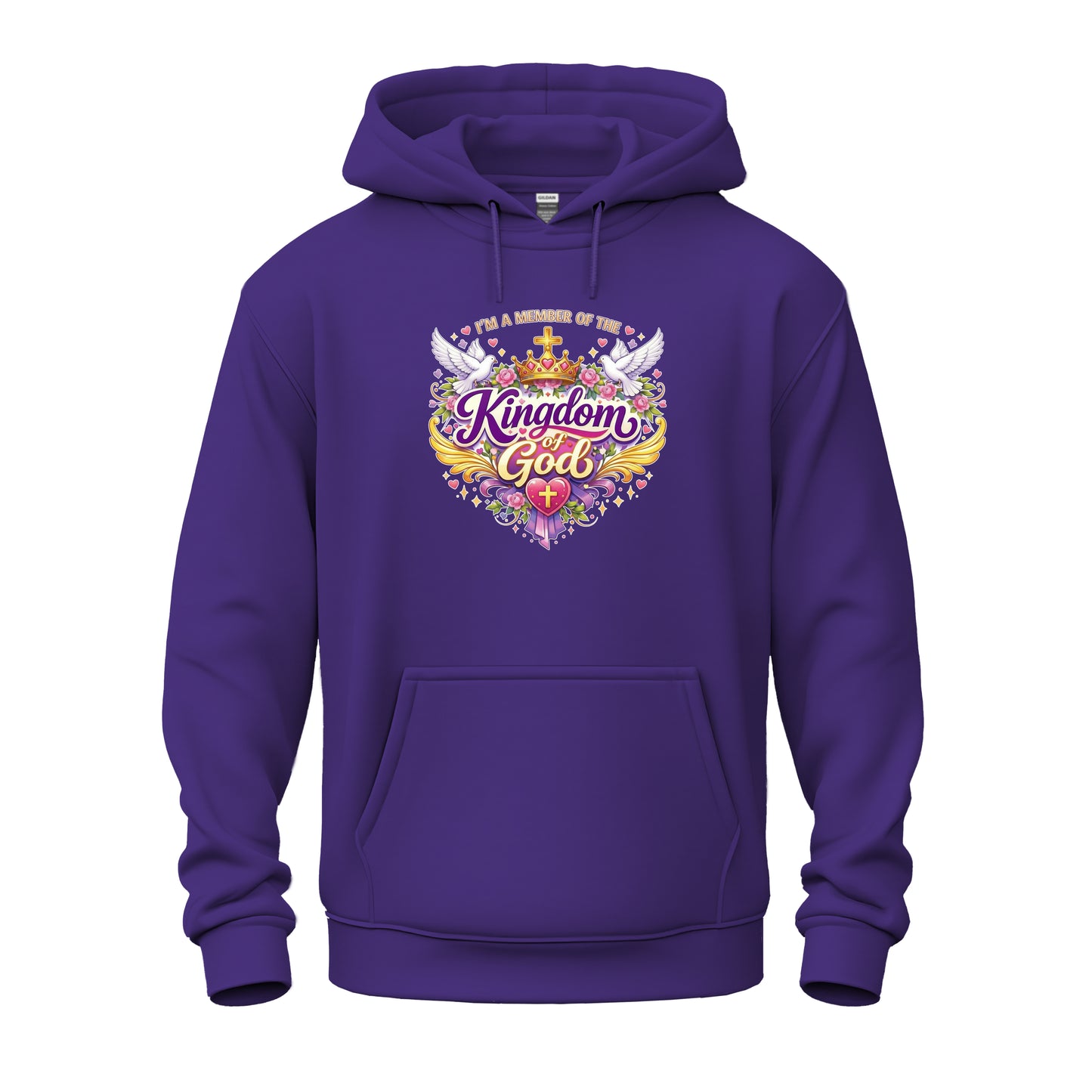 Graceful & Royal Member of the Kingdom of God Unisex Heavy Blend™ Hooded Sweatshirt