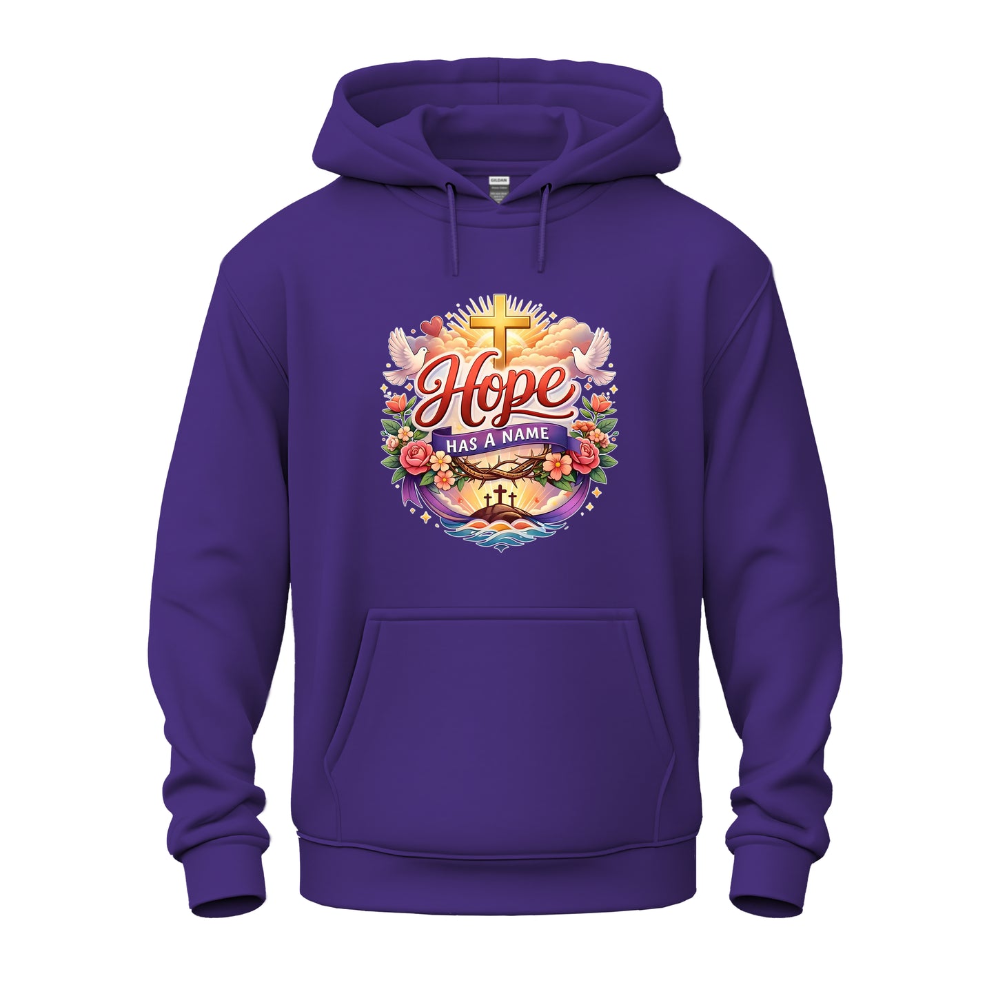 Hope Has A Name Nature Edition Christian Unisex Heavy Blend™ Hooded Sweatshirt