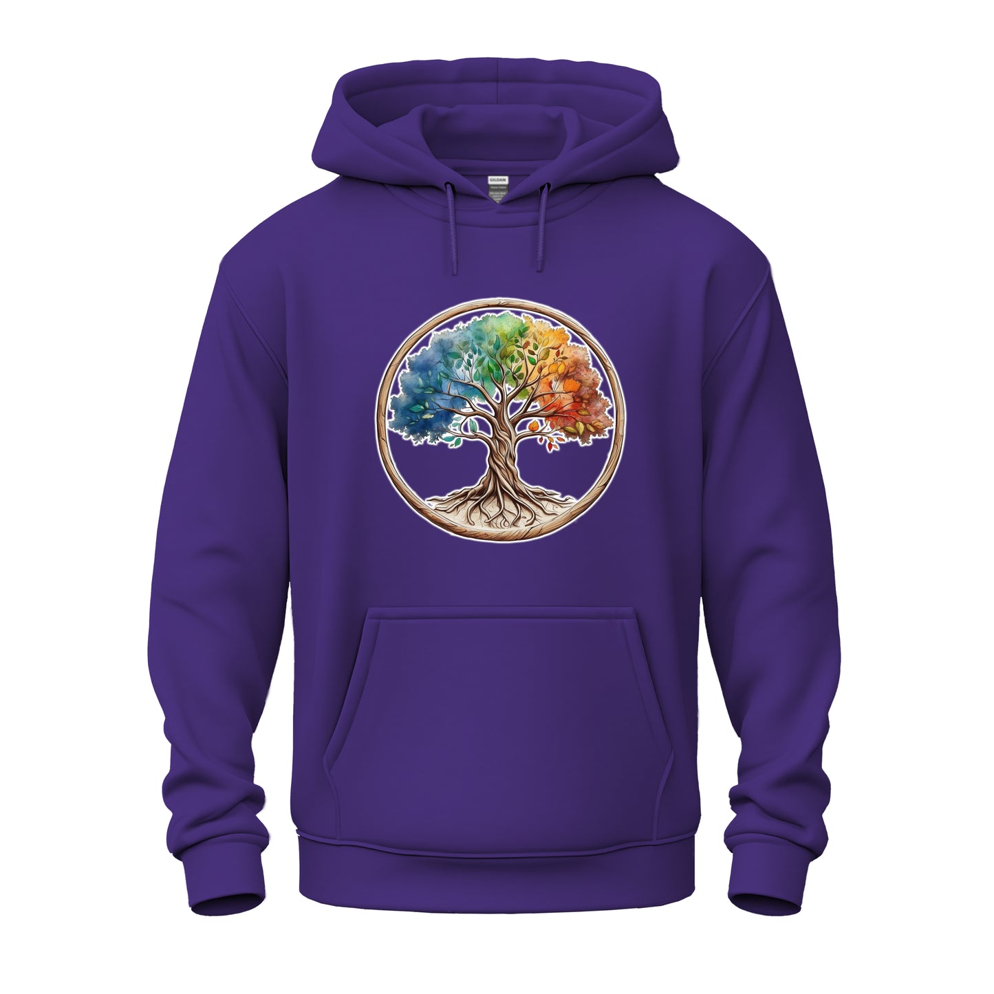 Colorful Tree of Life  Unisex Heavy Blend™ Hooded Sweatshirt