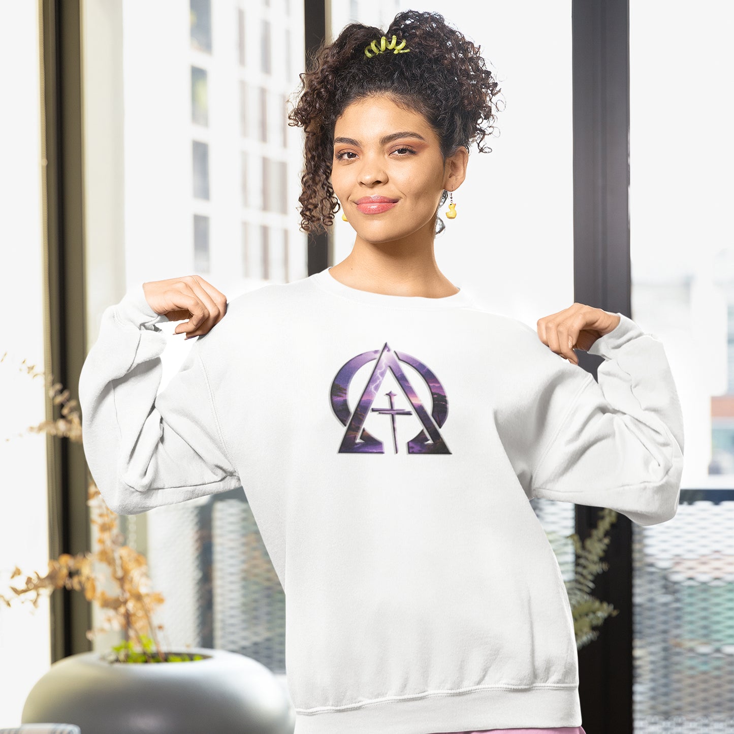 Alpha & Omega Divine Reign Unisex Heavy Blend™ Crewneck Sweatshirt