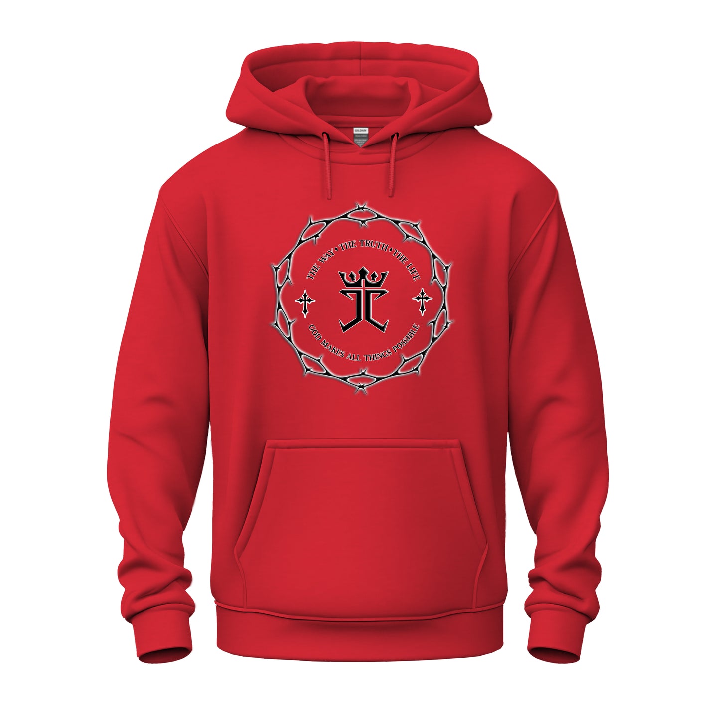 Jesus Christ's Crown of Thorns logo Unisex Heavy Blend™ Hooded Sweatshirt