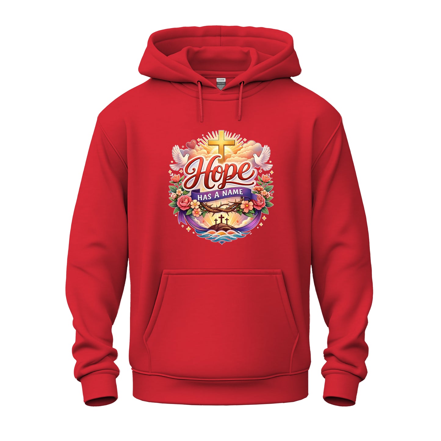 Hope Has A Name Nature Edition Christian Unisex Heavy Blend™ Hooded Sweatshirt