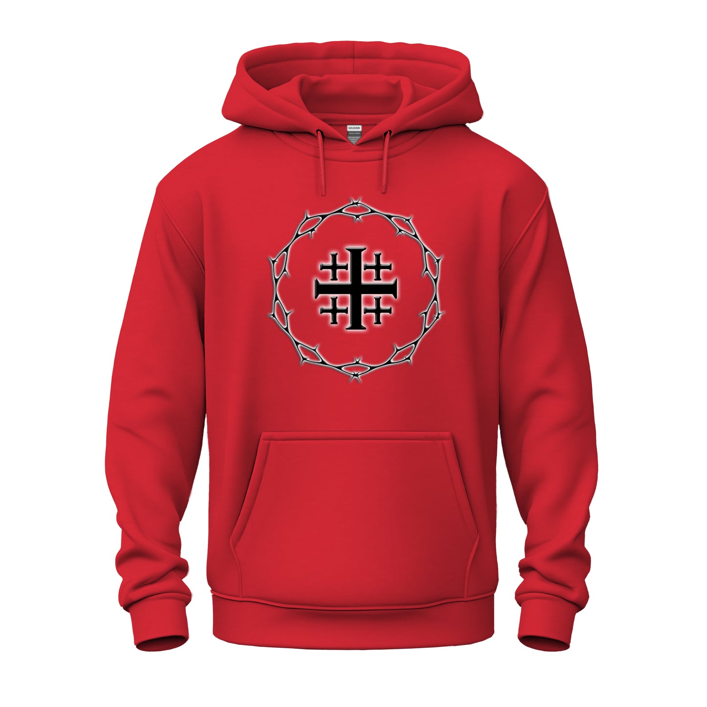 Circle of Thorn with Jerusalem Cross logo Unisex Heavy Blend™ Hooded Sweatshirt