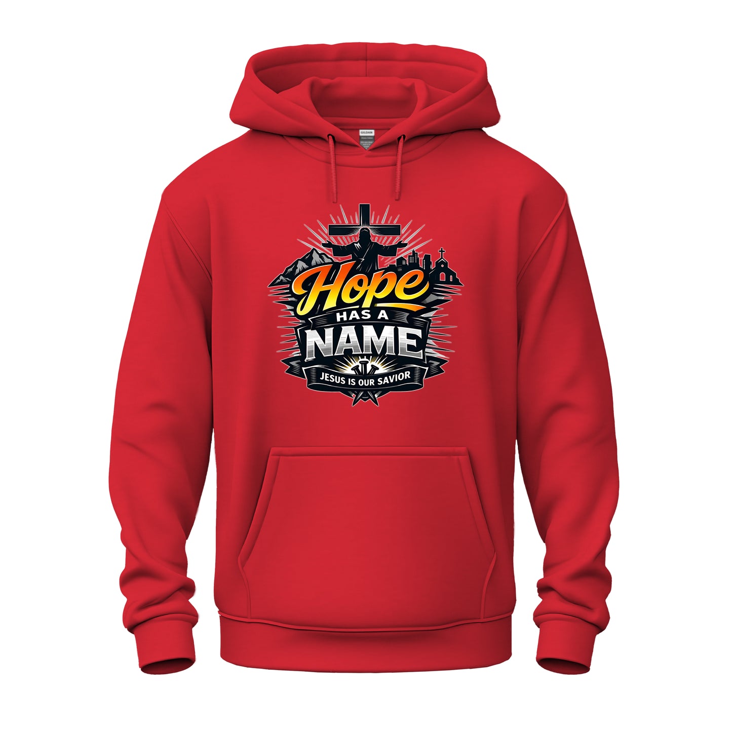 Hope Has A Name Christian Unisex Heavy Blend™ Hooded Sweatshirt