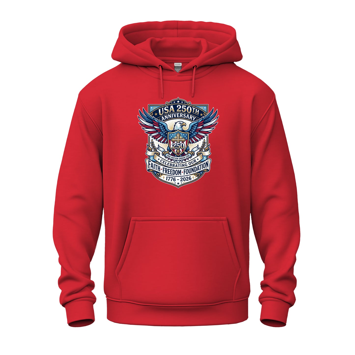 250 Years, One Nation Under God Unisex Heavy Blend™ Hooded Sweatshirt