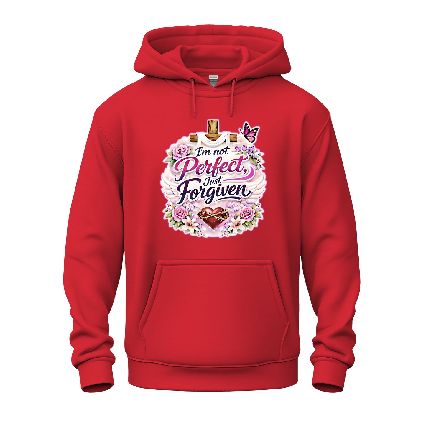 I'm Not Perfect, Just Forgiven Nature Edition Christian Unisex Heavy Blend™ Hooded Sweatshirt