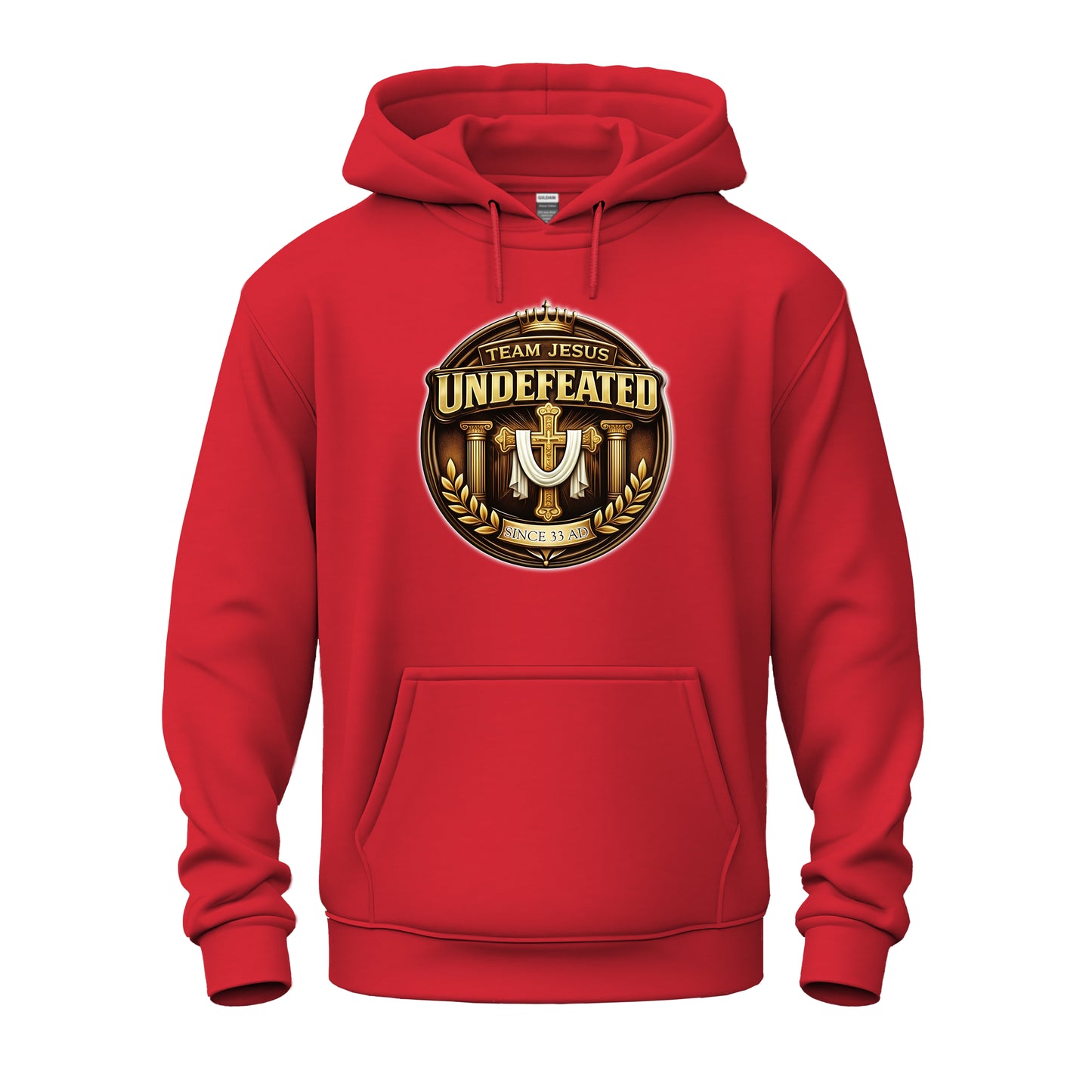 Team Jesus, Undefeated Since 33 AD Unisex Heavy Blend™ Hooded Sweatshirt