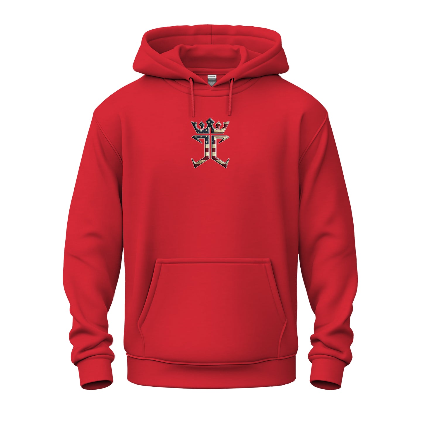 Jesus Christ Is King In The USA Vintage Unisex Heavy Blend™ Hooded Sweatshirt