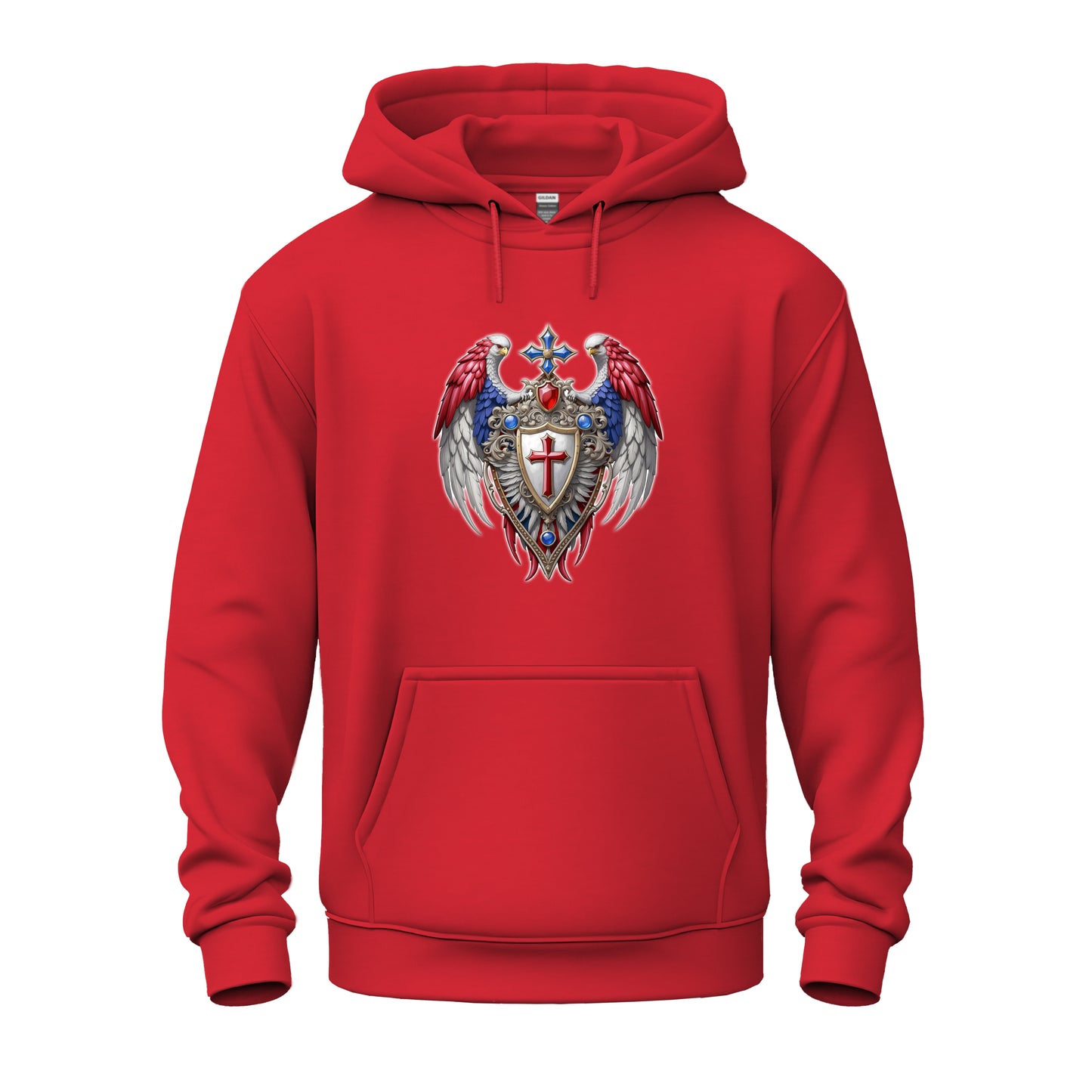 Winged Guardians of Faith Unisex Heavy Blend™ Hooded Sweatshirt