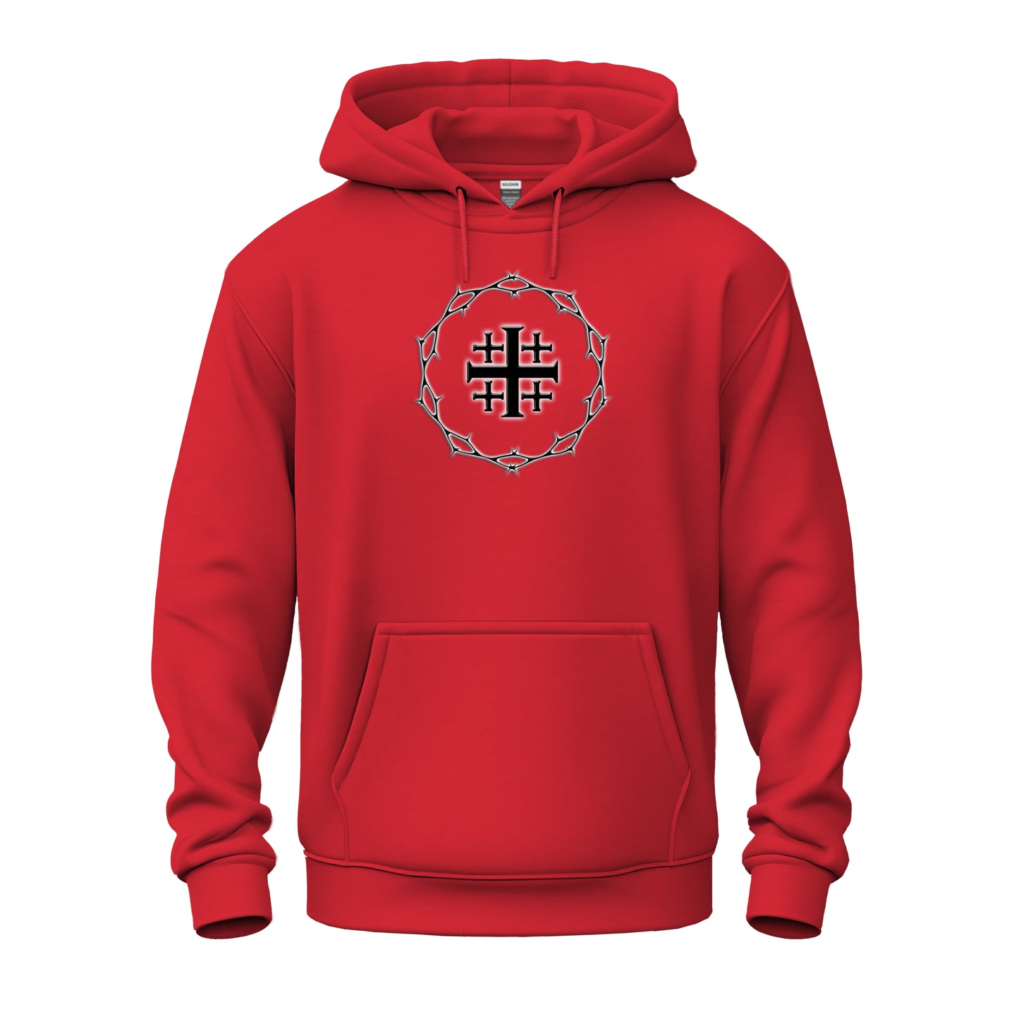 Circle of Thorn with Jerusalem Cross logo Unisex Heavy Blend™ Hooded Sweatshirt