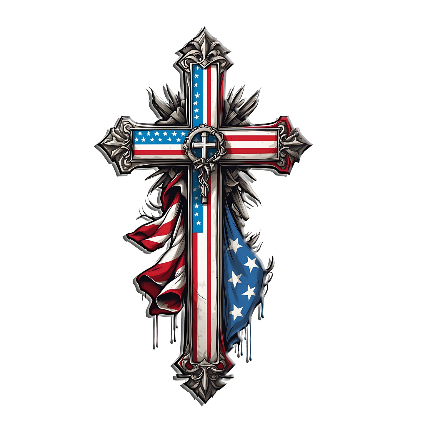 Faithful Patriotism Unisex Heavy Blend™ Hooded Sweatshirt