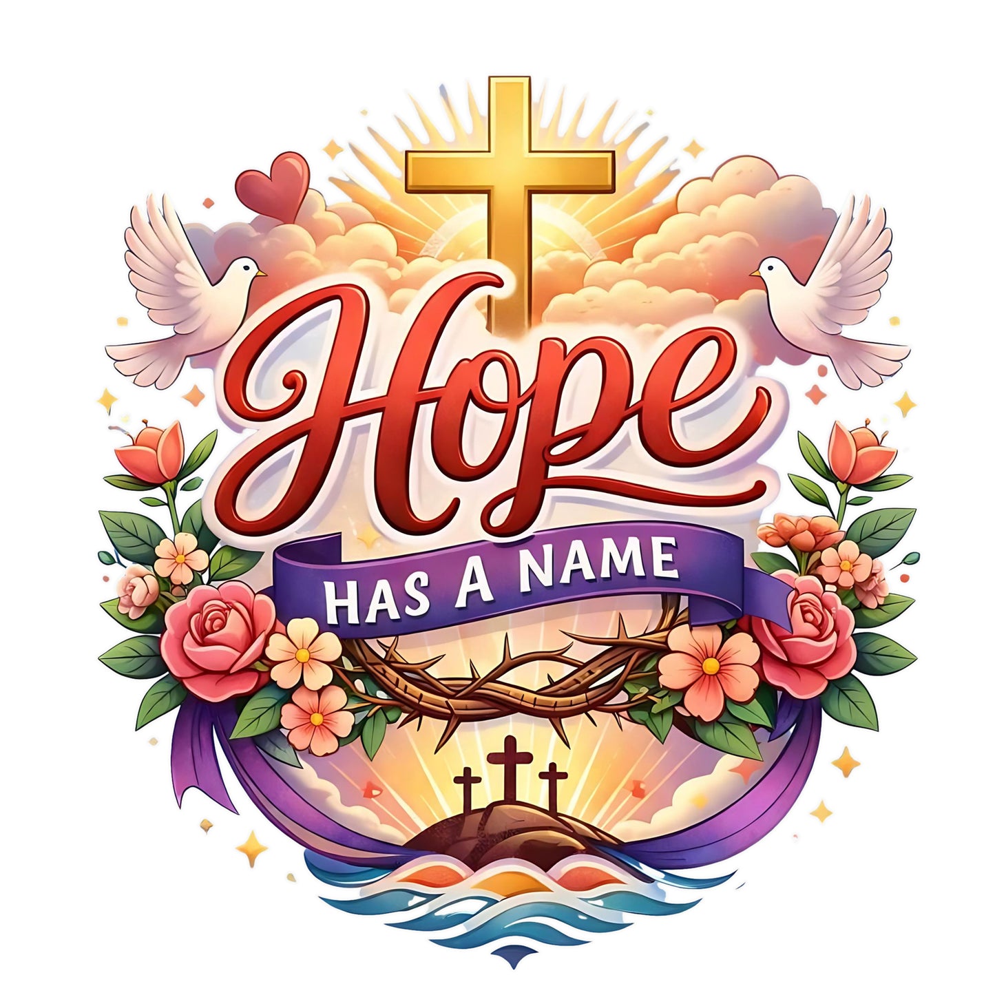 Hope Has A Name Nature Edition V-Neck Tee