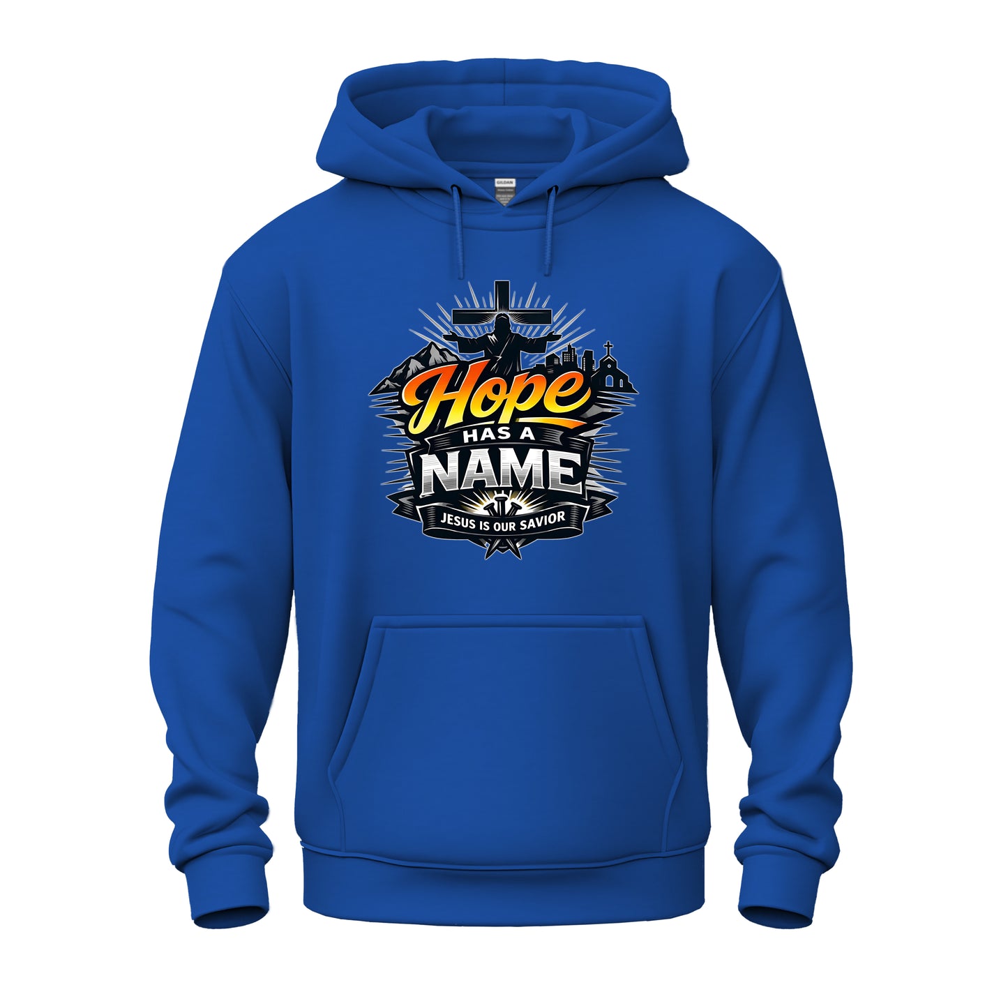Hope Has A Name Christian Unisex Heavy Blend™ Hooded Sweatshirt