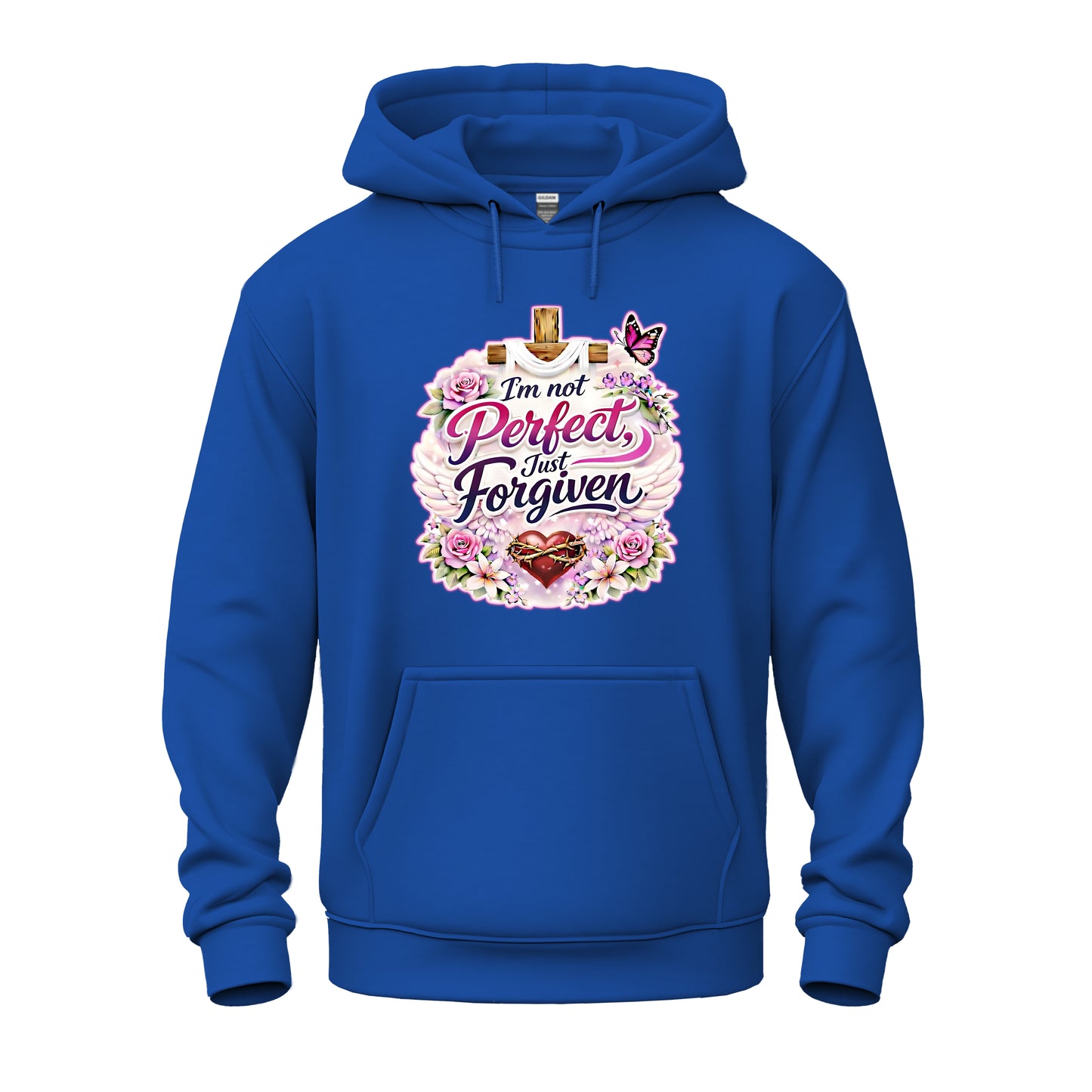 I'm Not Perfect, Just Forgiven Nature Edition Christian Unisex Heavy Blend™ Hooded Sweatshirt