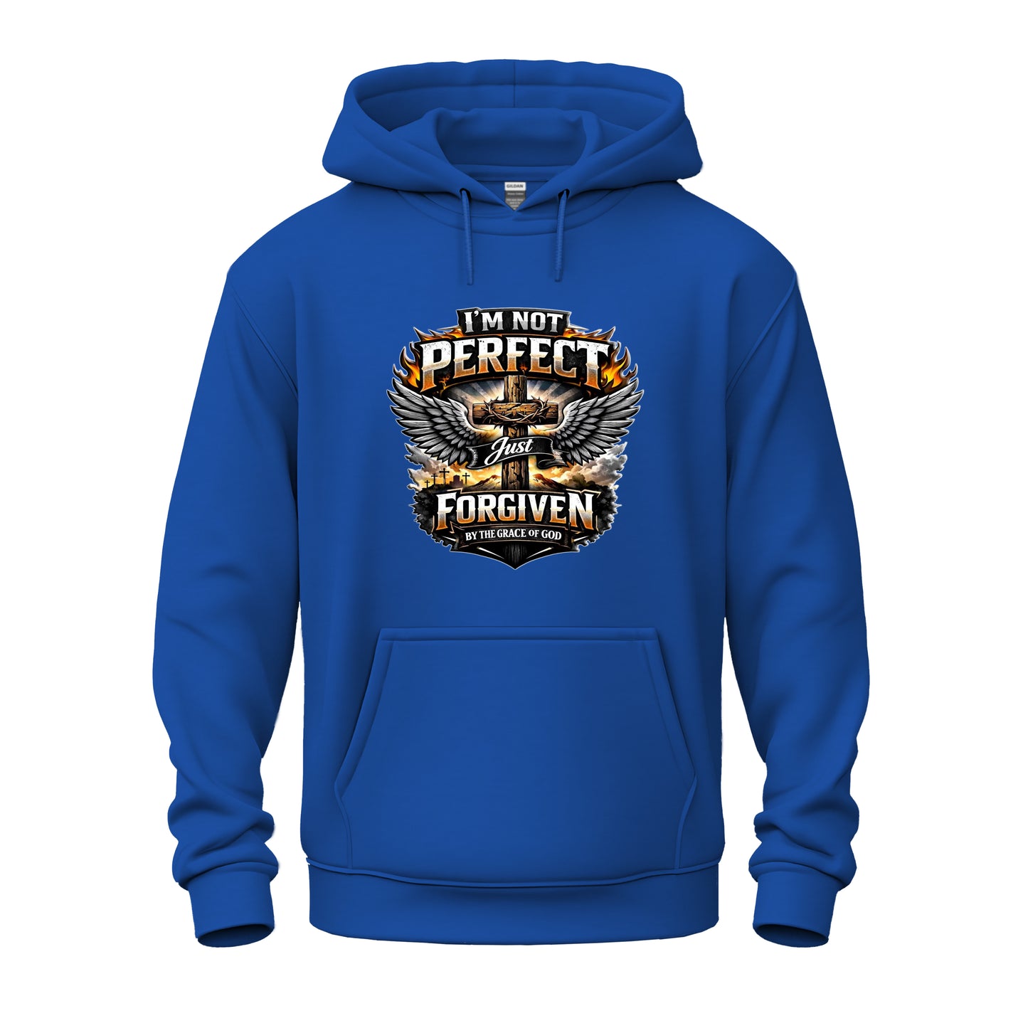 I'm Not Perfect, Just Forgiven Christian Unisex Heavy Blend™ Hooded Sweatshirt