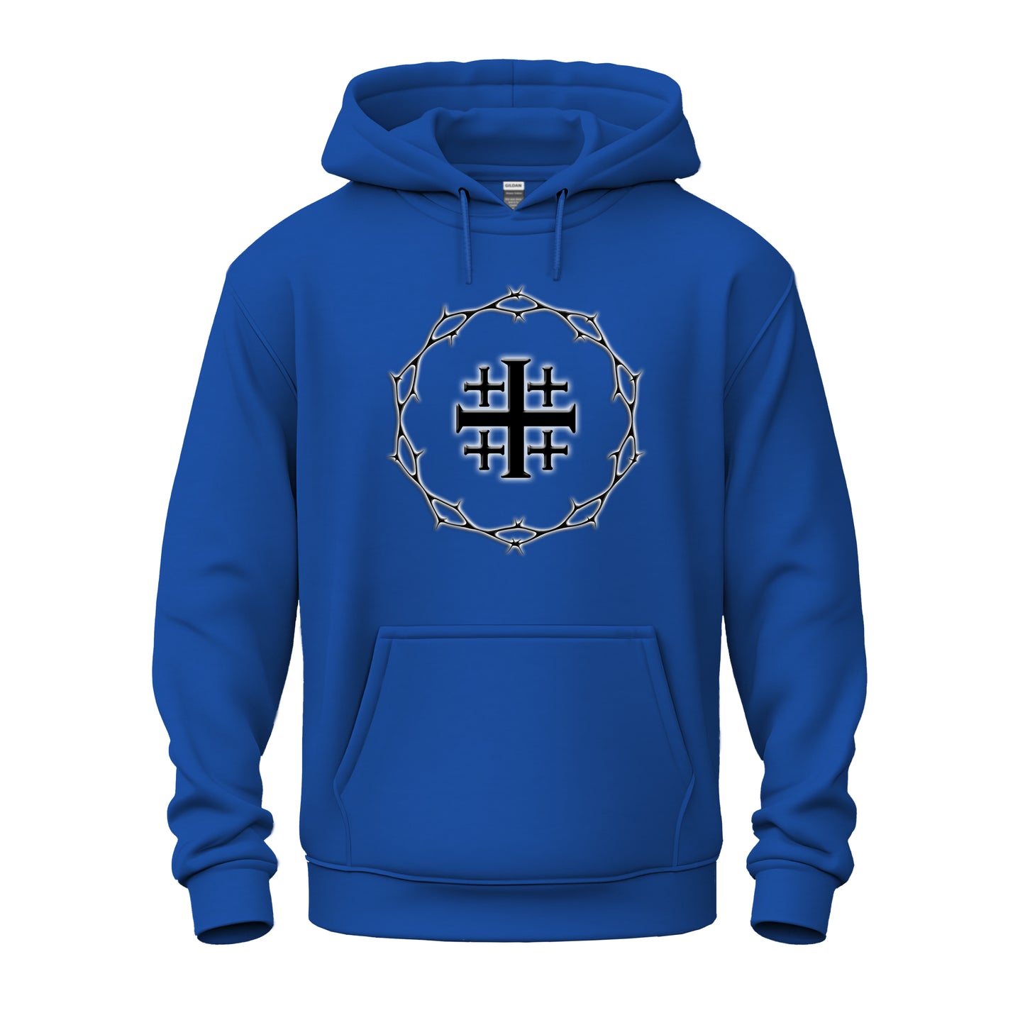Circle of Thorn with Jerusalem Cross logo Unisex Heavy Blend™ Hooded Sweatshirt