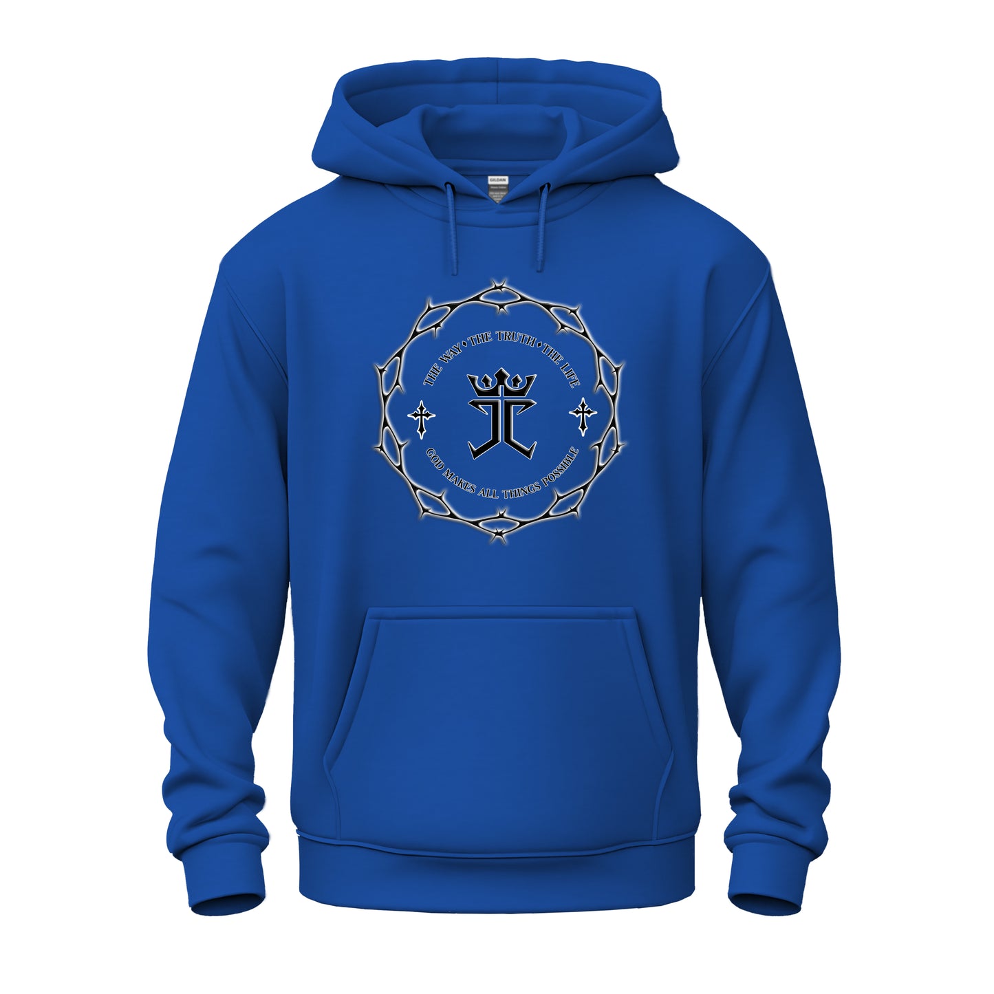 Jesus Christ's Crown of Thorns logo Unisex Heavy Blend™ Hooded Sweatshirt