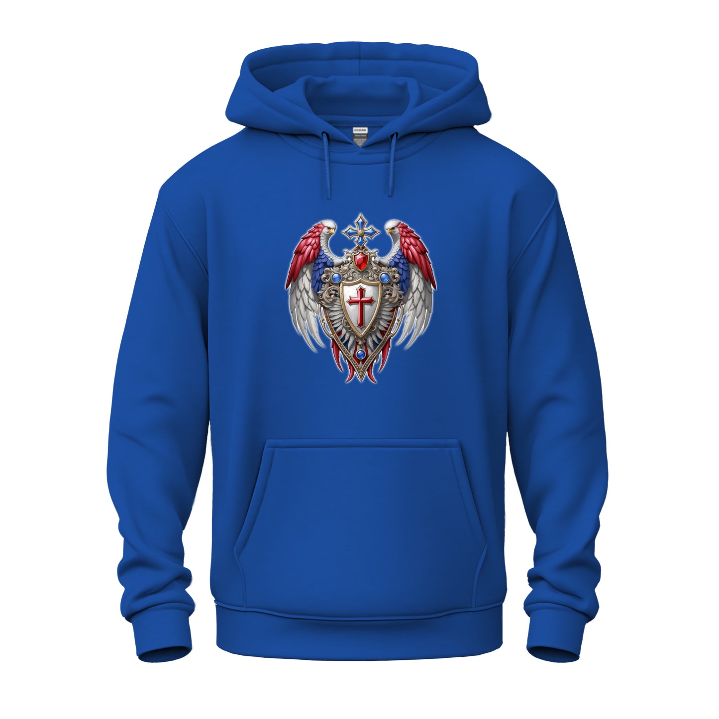 Winged Guardians of Faith Unisex Heavy Blend™ Hooded Sweatshirt