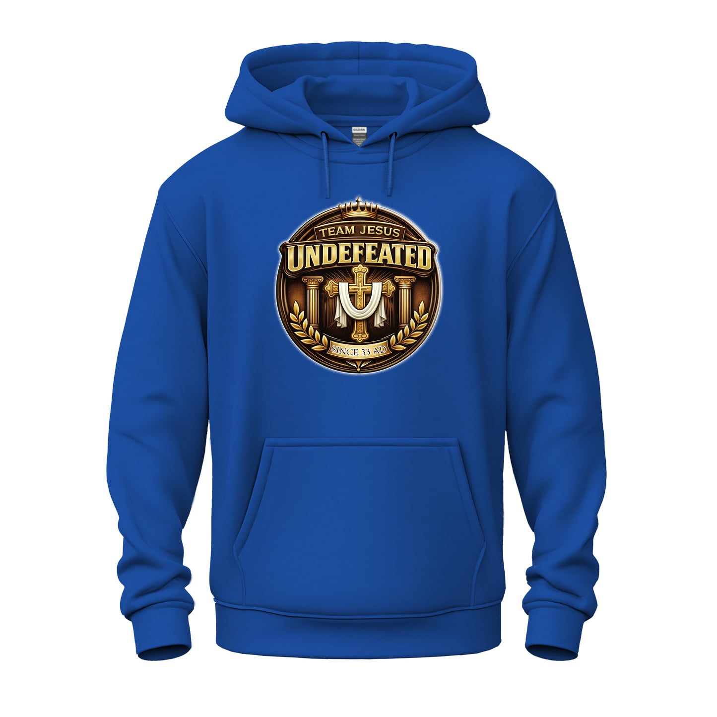 Team Jesus, Undefeated Since 33 AD Unisex Heavy Blend™ Hooded Sweatshirt
