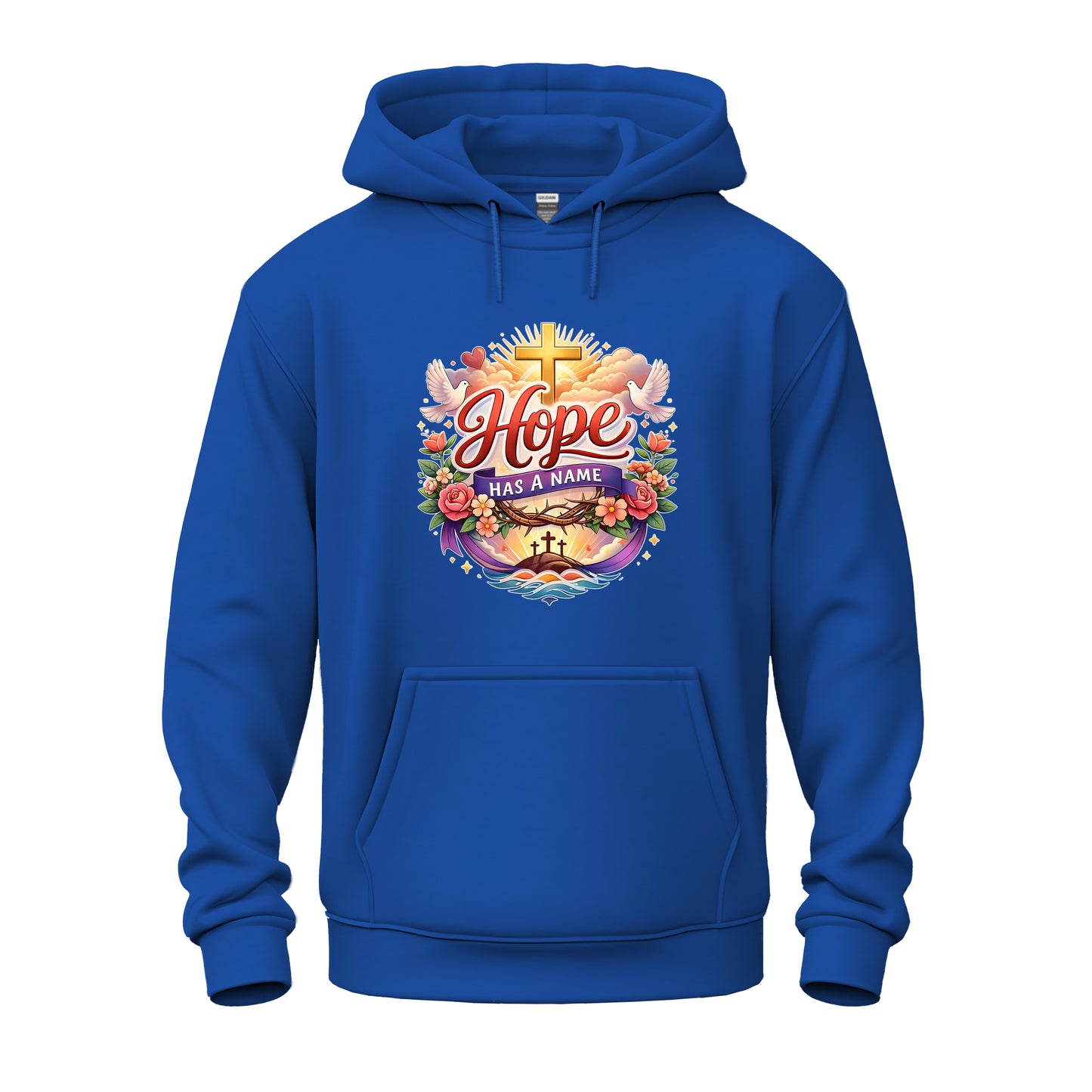 Hope Has A Name Nature Edition Christian Unisex Heavy Blend™ Hooded Sweatshirt