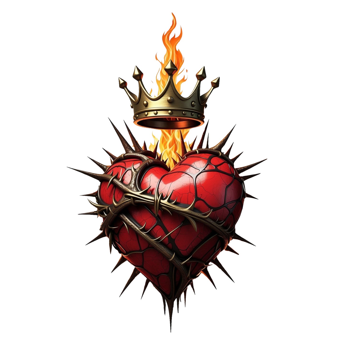 The Sacred Heart Of Jesus  V-Neck Tee
