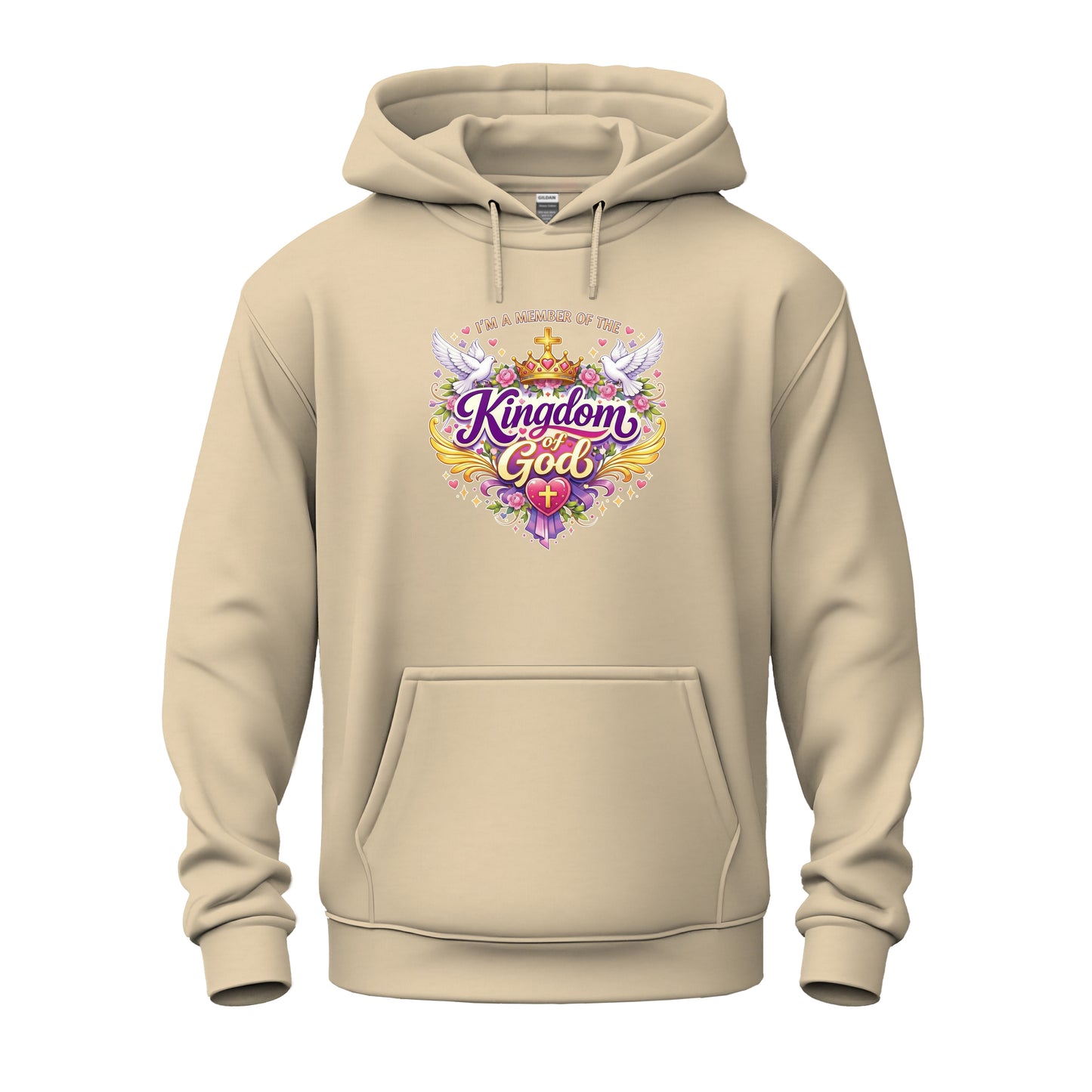 Graceful & Royal Member of the Kingdom of God Unisex Heavy Blend™ Hooded Sweatshirt