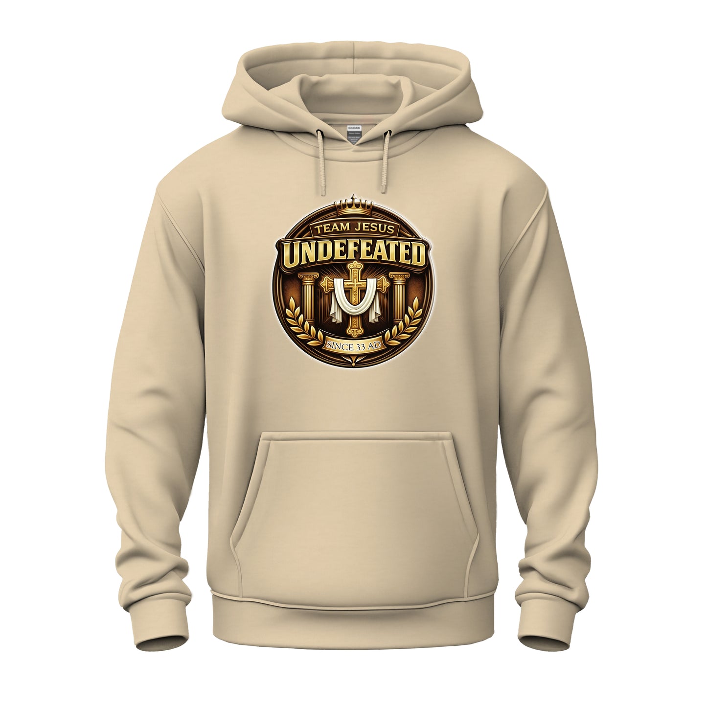 Team Jesus, Undefeated Since 33 AD Unisex Heavy Blend™ Hooded Sweatshirt