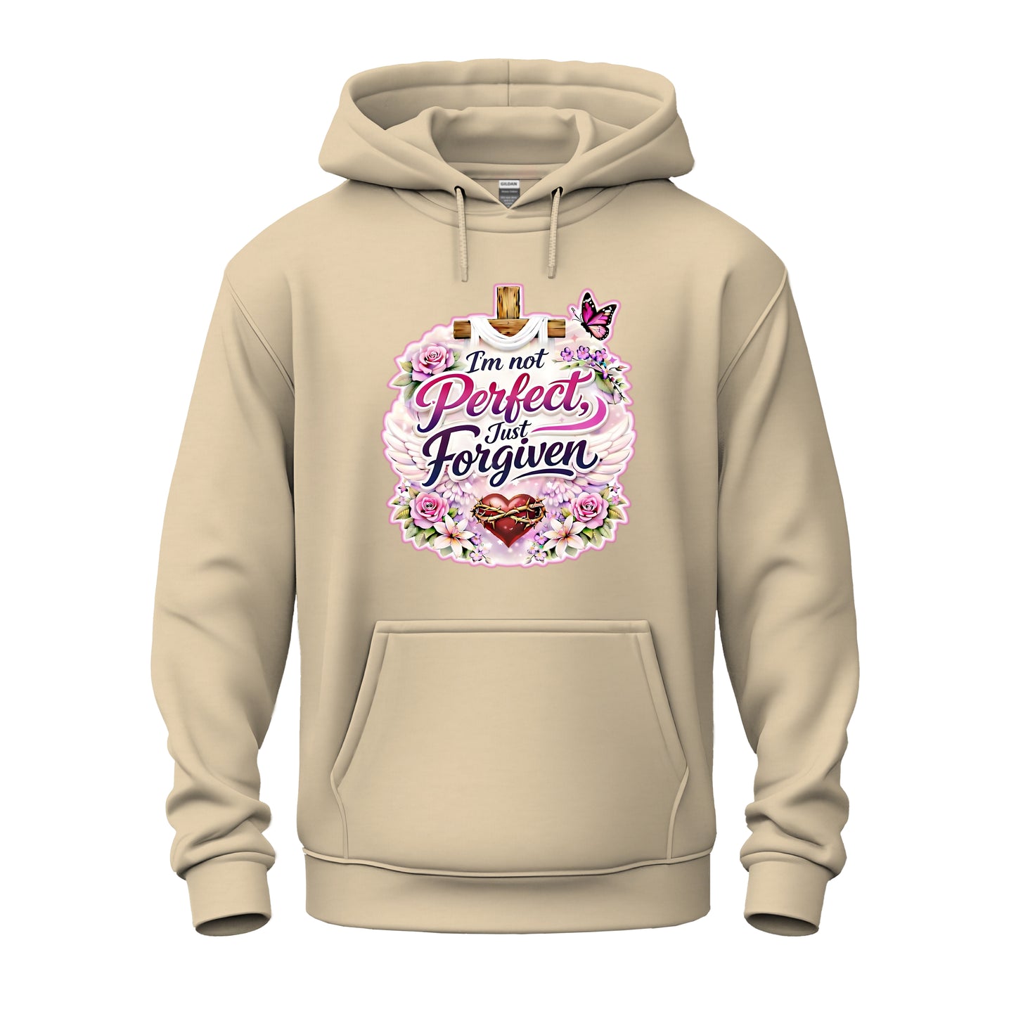 I'm Not Perfect, Just Forgiven Nature Edition Christian Unisex Heavy Blend™ Hooded Sweatshirt