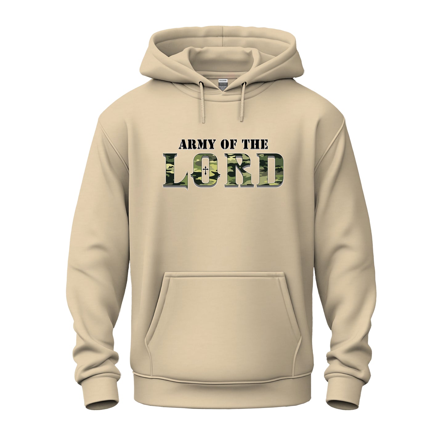 Army Of The Lord Green Camo Unisex Heavy Blend™ Hooded Sweatshirt