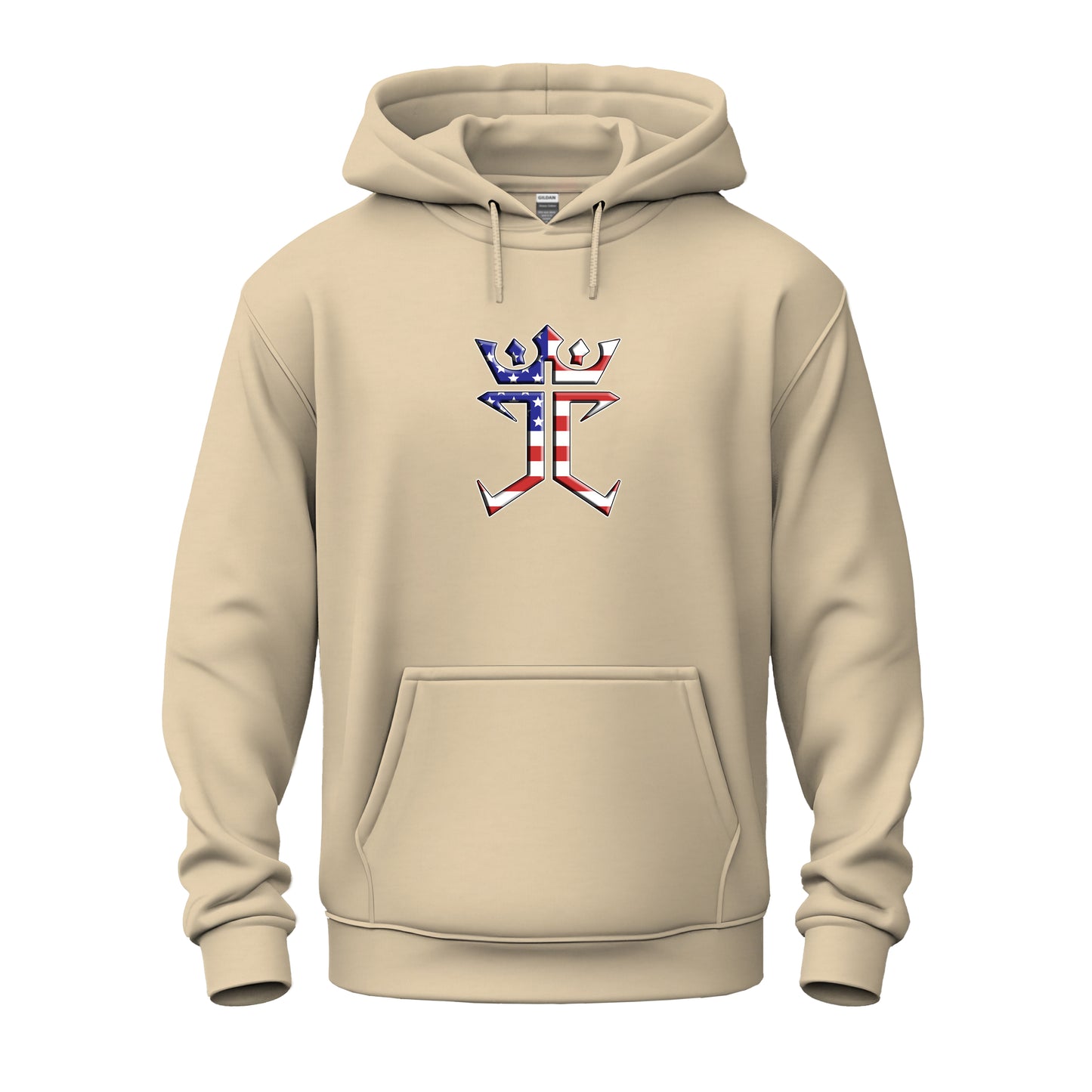 Jesus Christ Is King In The USA Unisex Heavy Blend™ Hooded Sweatshirt