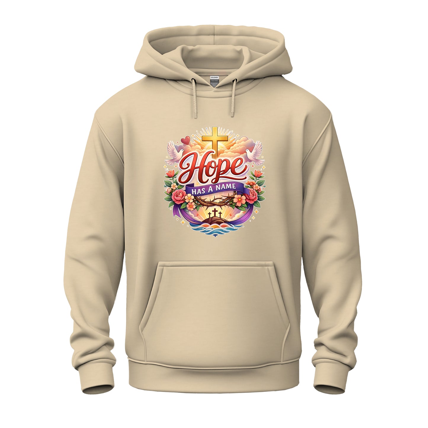 Hope Has A Name Nature Edition Christian Unisex Heavy Blend™ Hooded Sweatshirt