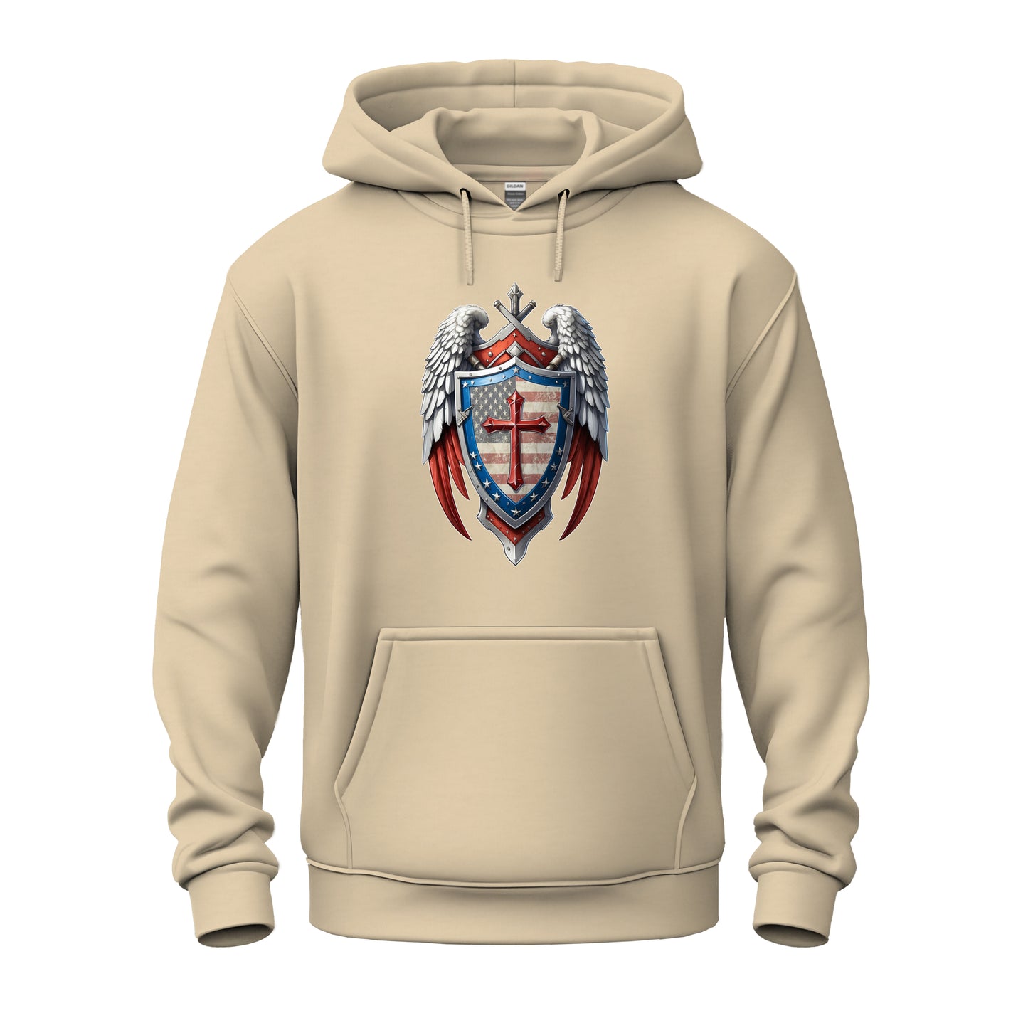 Winged Guardian Unisex Heavy Blend™ Hooded Sweatshirt
