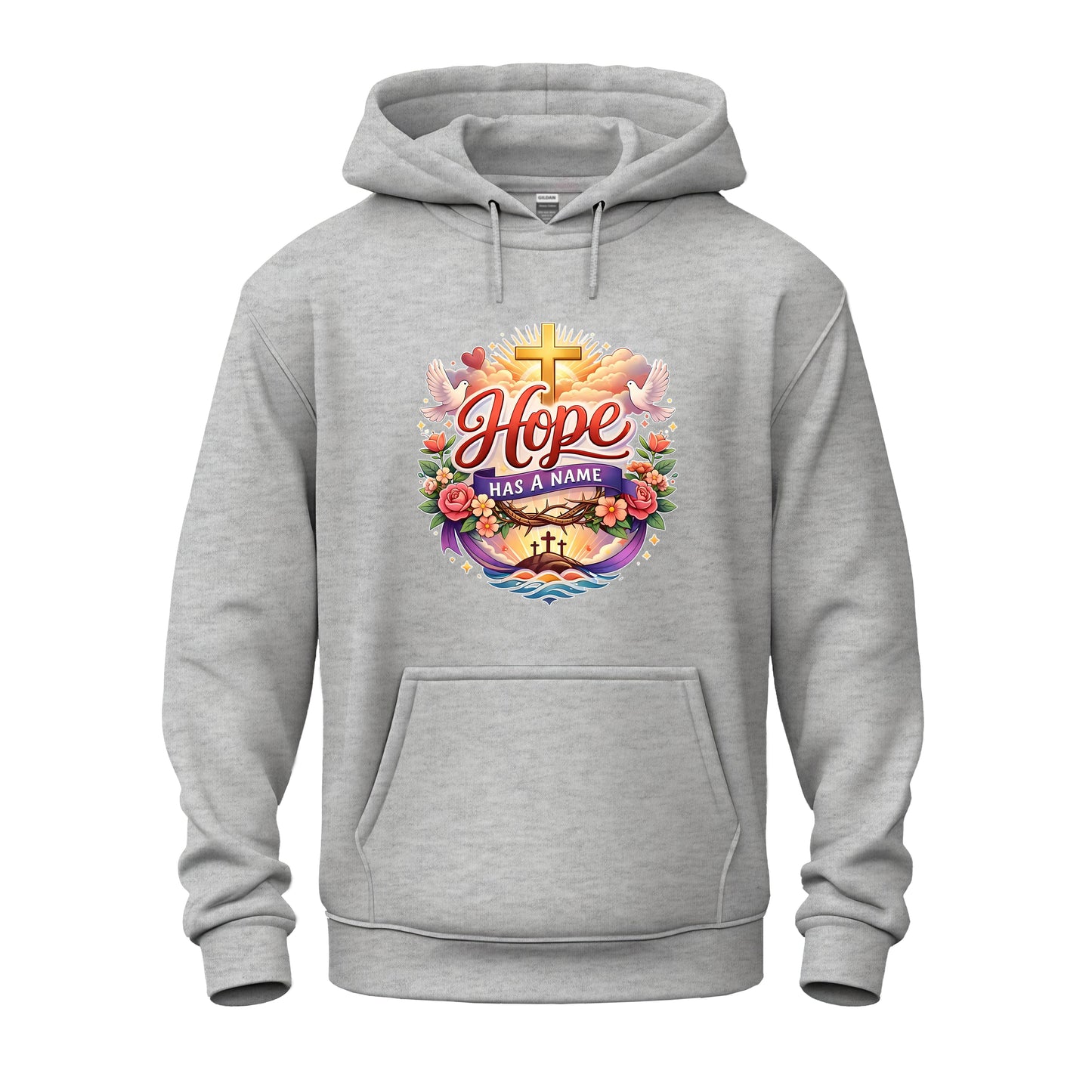 Hope Has A Name Nature Edition Christian Unisex Heavy Blend™ Hooded Sweatshirt