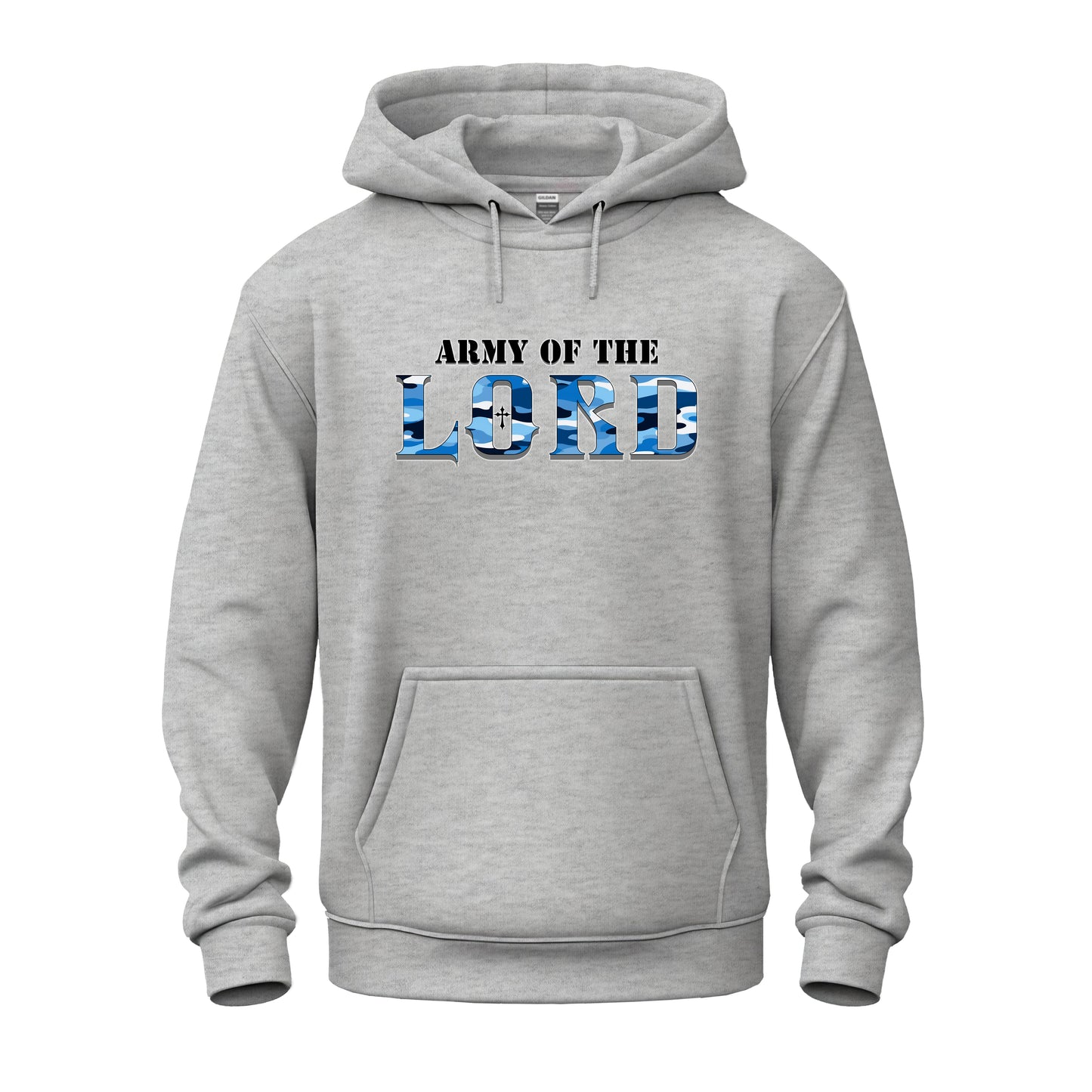 Army Of The Lord Blue Camo Unisex Heavy Blend™ Hooded Sweatshirt