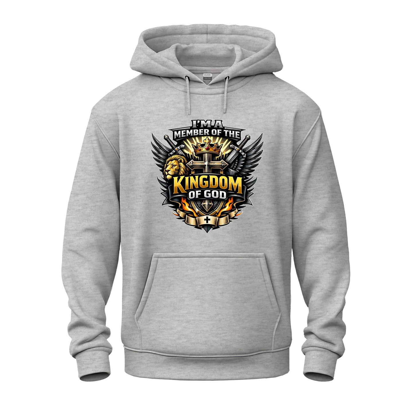 Bold & Warrior-Driven Member of the Kingdom of God Unisex Heavy Blend™ Hooded Sweatshirt