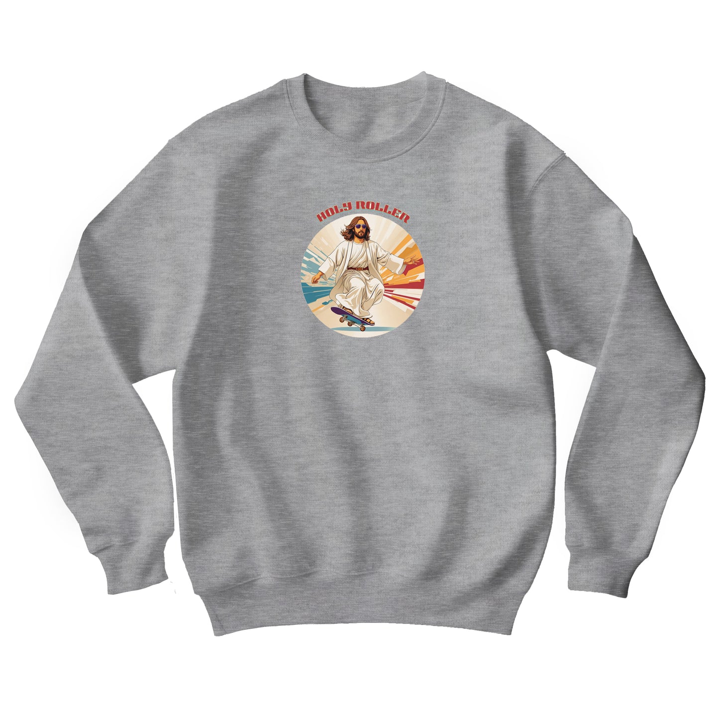 Holy Roller Jesus Unisex Heavy Blend™ Crewneck Sweatshirt
