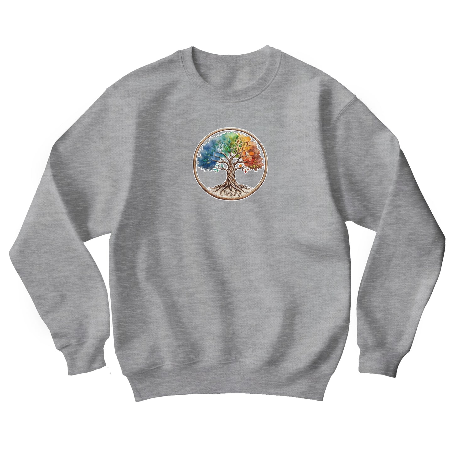 Colorful Tree of Life Unisex Heavy Blend™ Crewneck Sweatshirt
