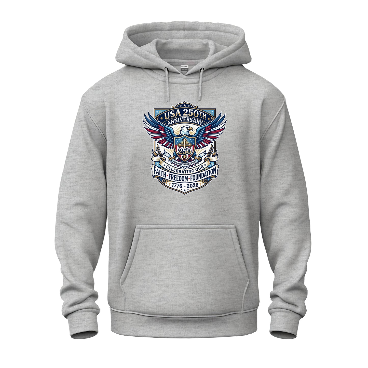 250 Years, One Nation Under God Unisex Heavy Blend™ Hooded Sweatshirt