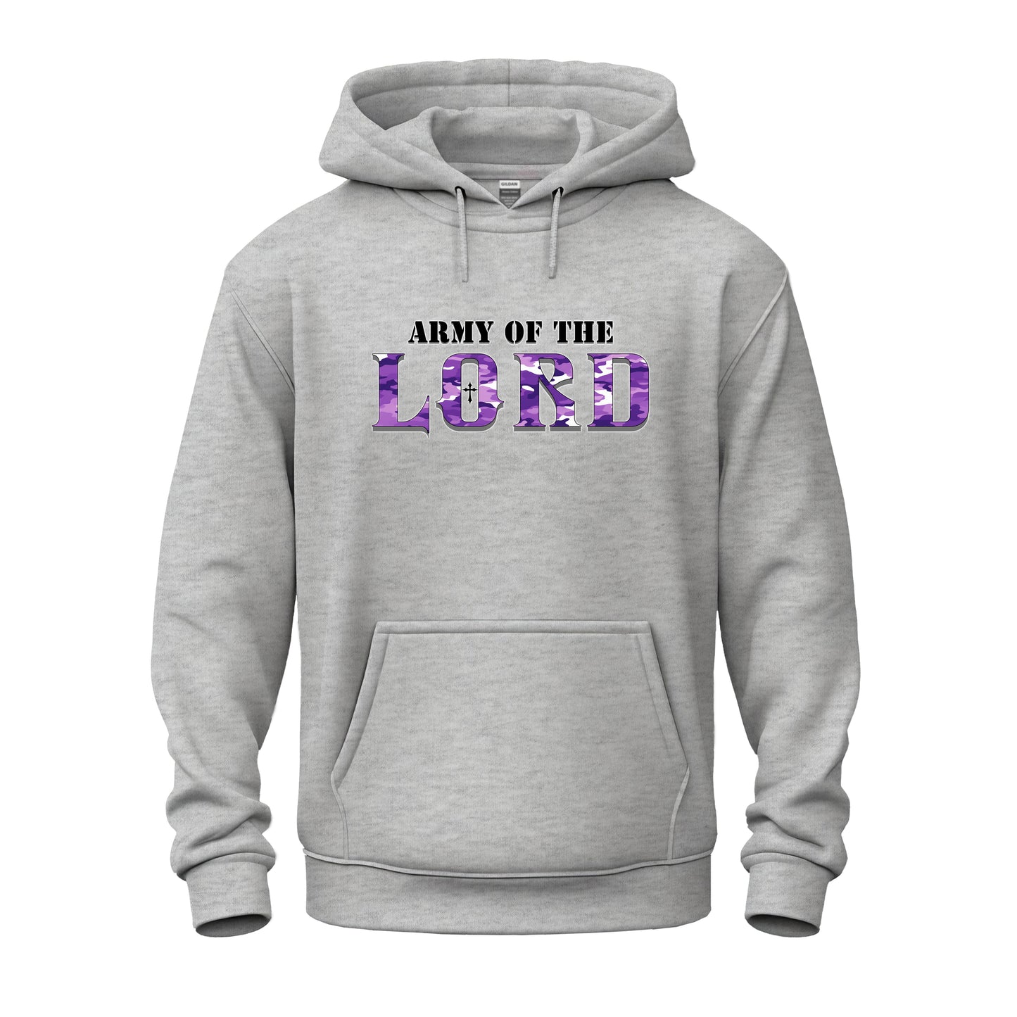 Army Of The Lord Purple Camo Unisex Heavy Blend™ Hooded Sweatshirt