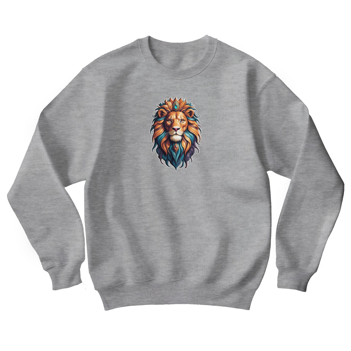 Majestic Savior  Lion of Judah  Unisex Heavy Blend™ Crewneck Sweatshirt