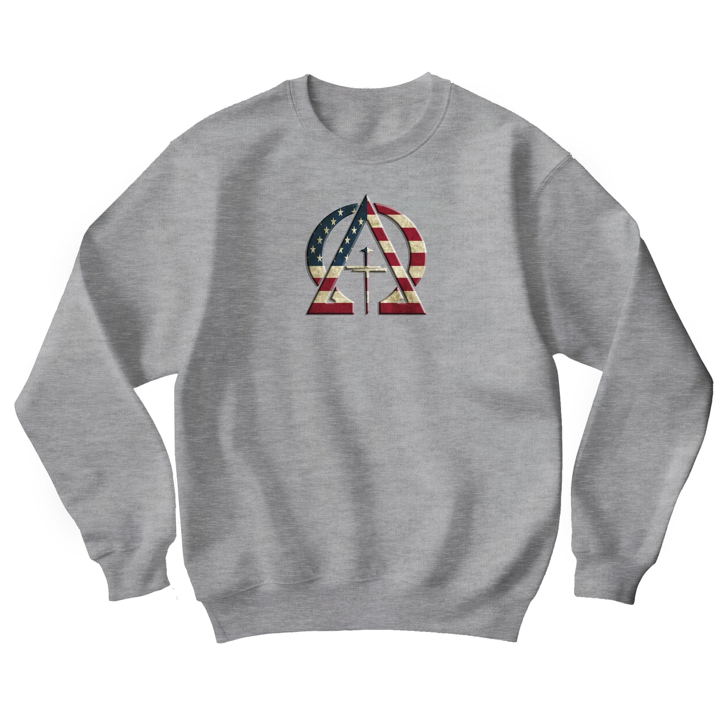 Alpha & Omega Vintage USA Unisex Heavy Blend™ Crewneck Sweatshirt