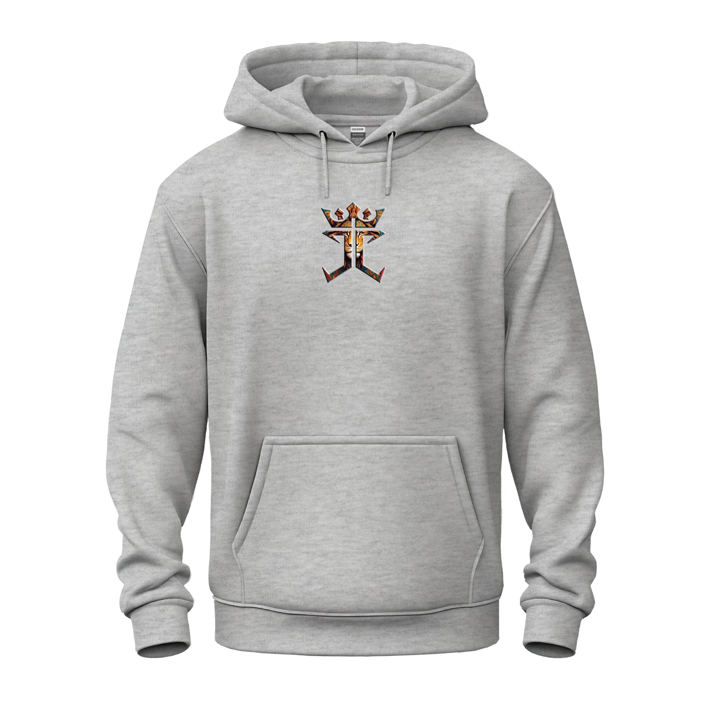 Jesus Christ Is King Lion Of Judah Logo Unisex Heavy Blend™ Hooded Sweatshirt